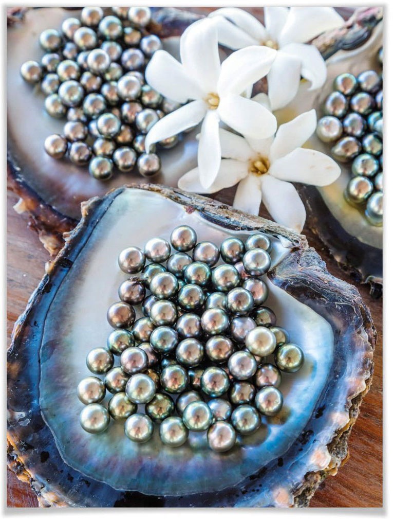 Image of Wall-Art Poster »Schwarze Perlen Tahiti«, Landschaften, (1 St.), Poster, Wandbild, Bild, Wandposter bei Ackermann Versand Schweiz