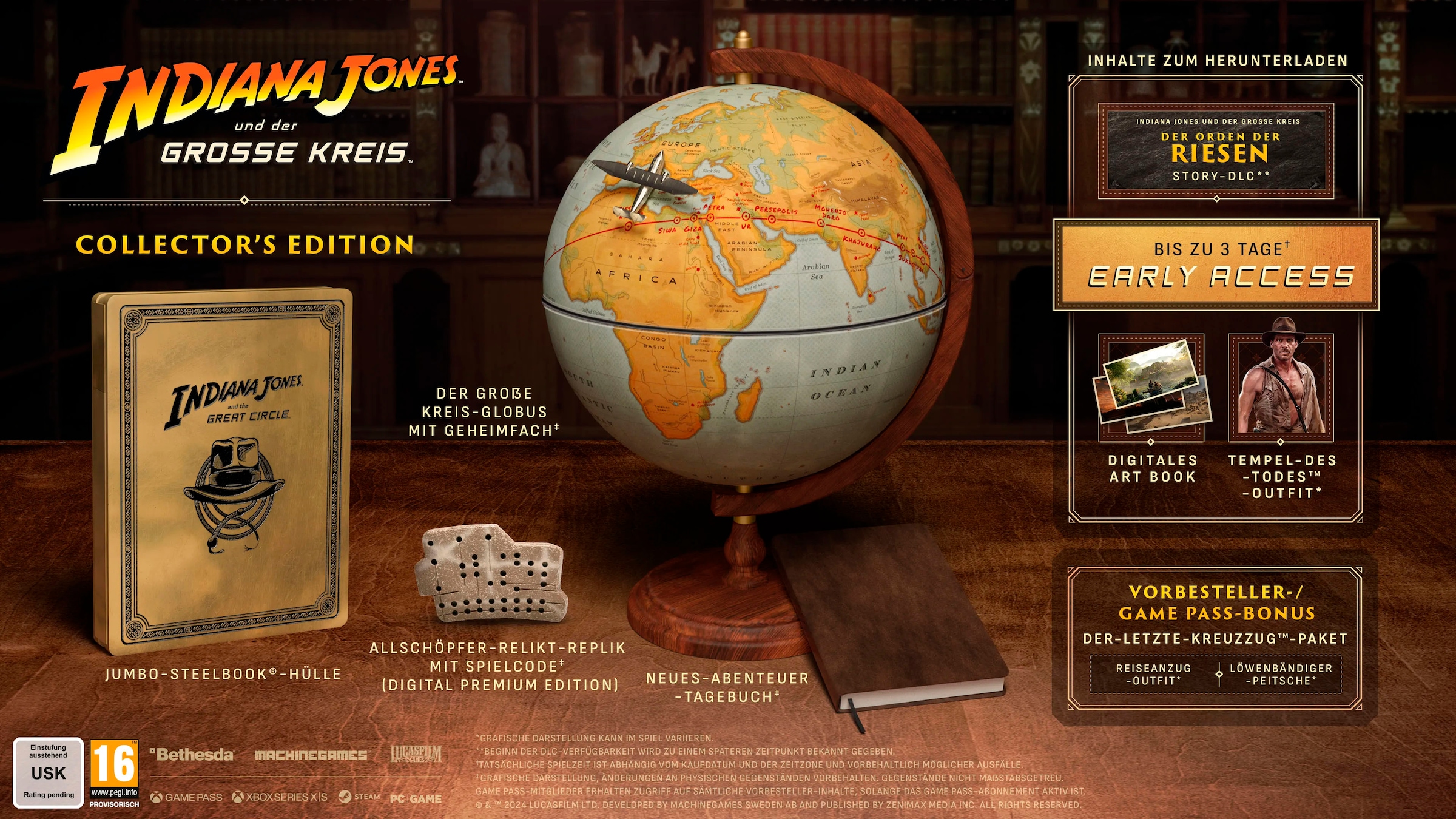 Bethesda Spielesoftware »Indiana Jones und der grosse Kreis Collector's Edition«, Xbox Series X