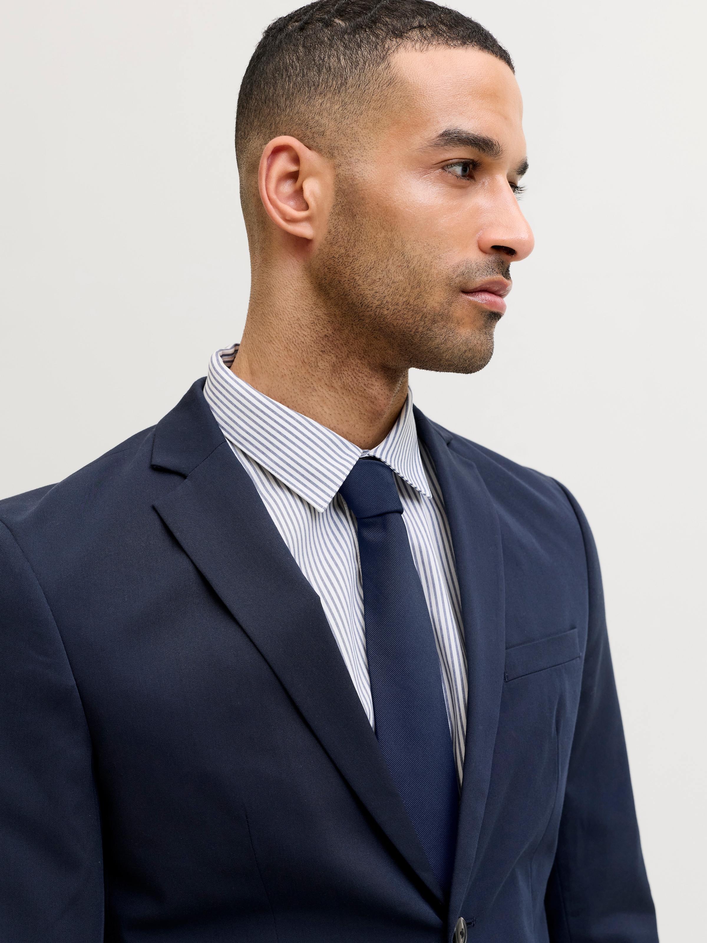 Jack & Jones Cravate »JACSOLID STRUCTURED TIE SN« fibre synthétique