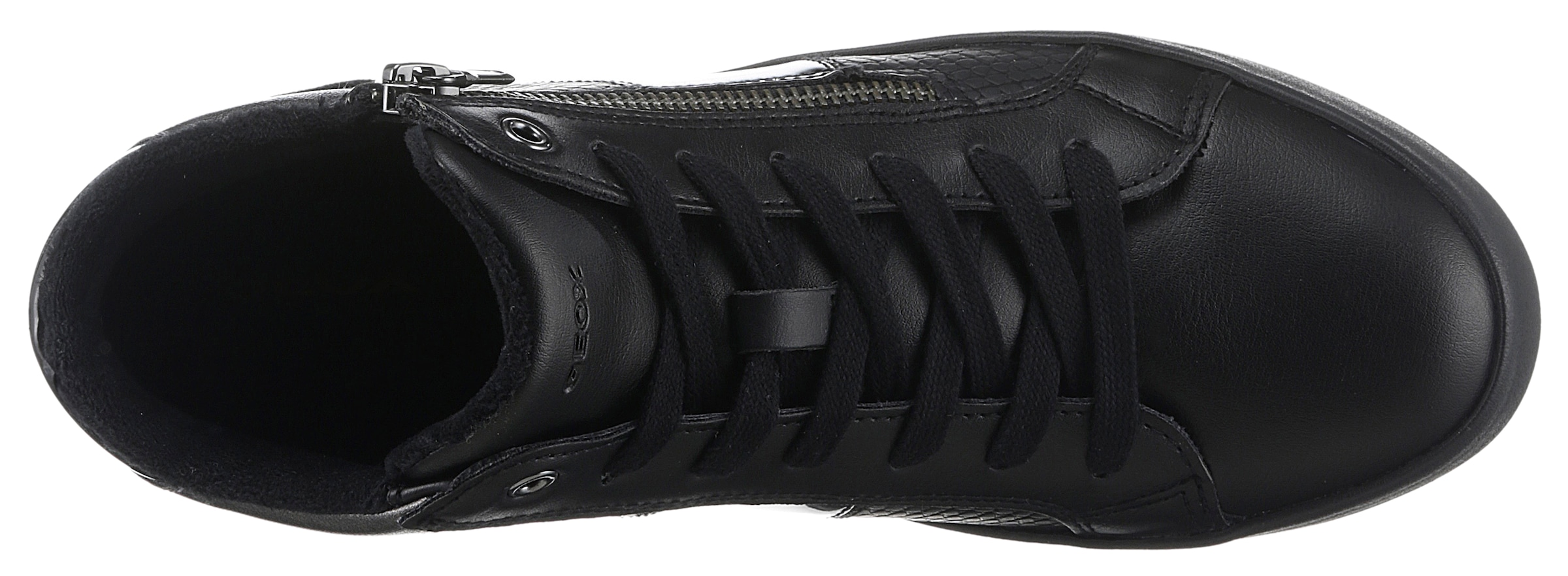Geox Sneaker »D BLOMIEE F«, High Top Sneaker, Schnürboots mit praktischem Aussenreissverschluss