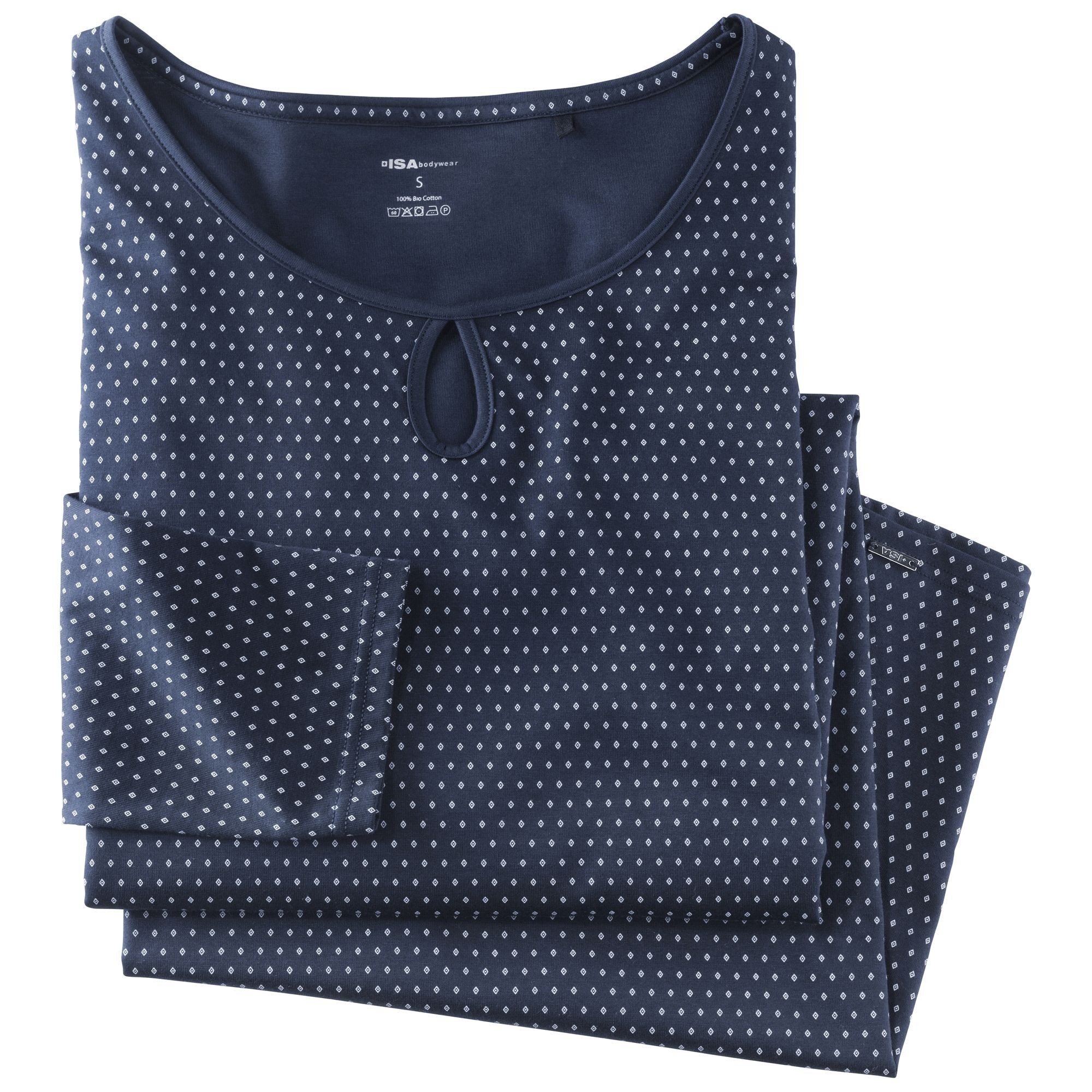 Image of ISA Bodywear Nachthemd "Nachthemd langarm"