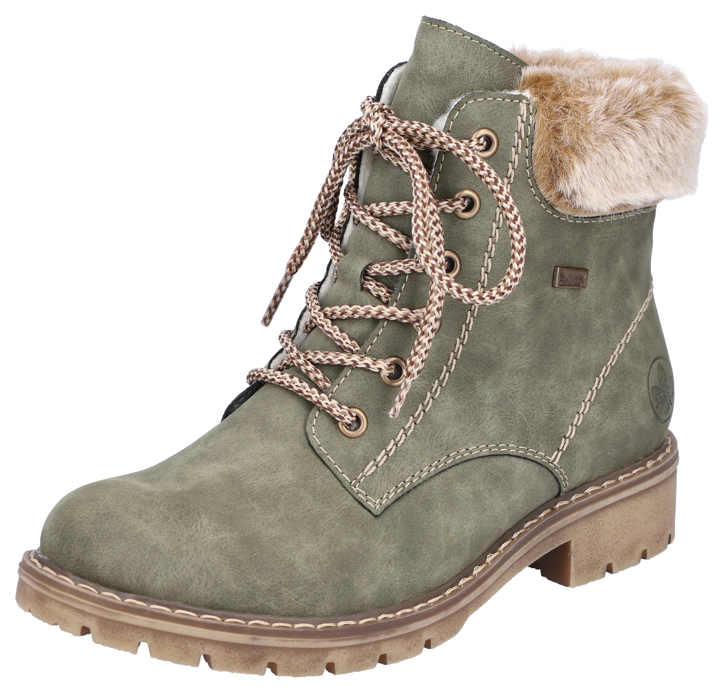 Image of Rieker Winterstiefelette, mit Fellimitat als Schaftabschluss bei Ackermann Versand Schweiz