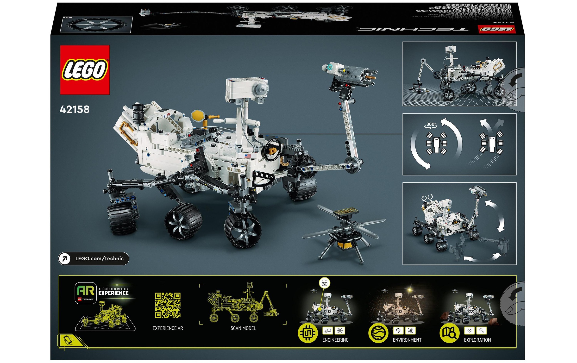 LEGO® Spielbausteine »Technic NASA Mars Rover«, (1132 St.)