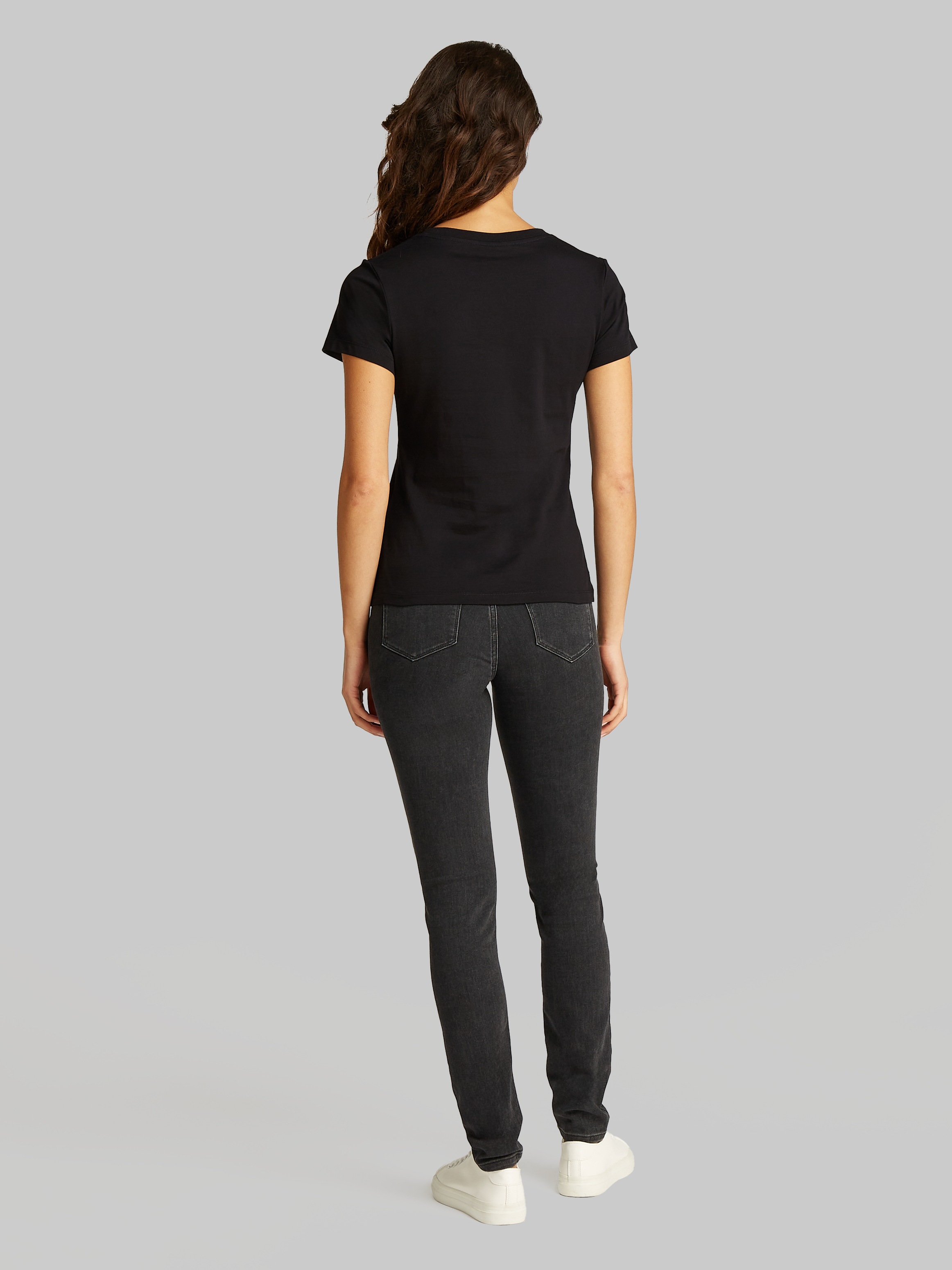 Calvin Klein Jeans Rundhalsshirt »INSTITUTIONAL GRAPHIC SLIM TEE«, mit Logodruck