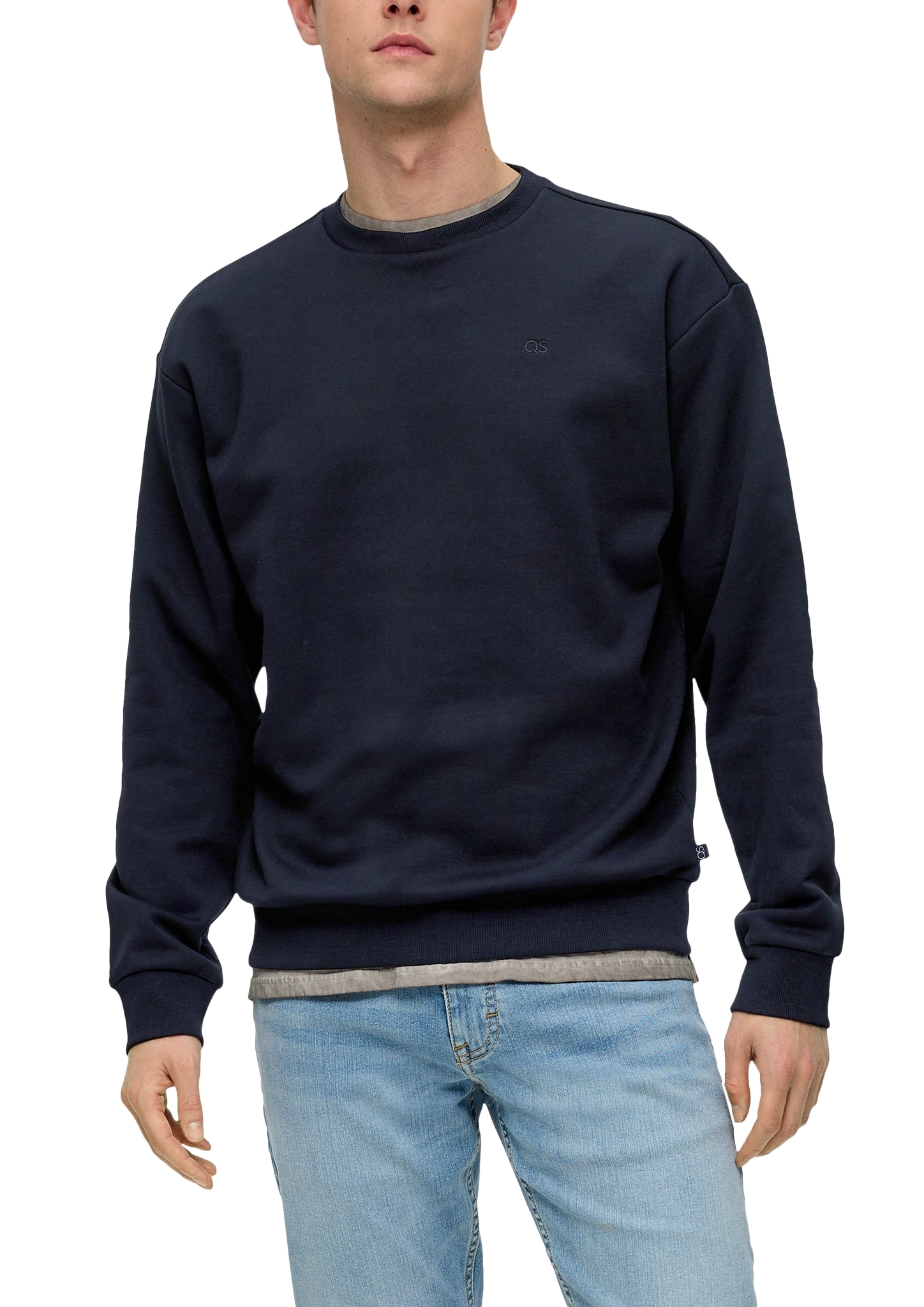 Image of QS Sweatshirt, mit Logo Stickerei