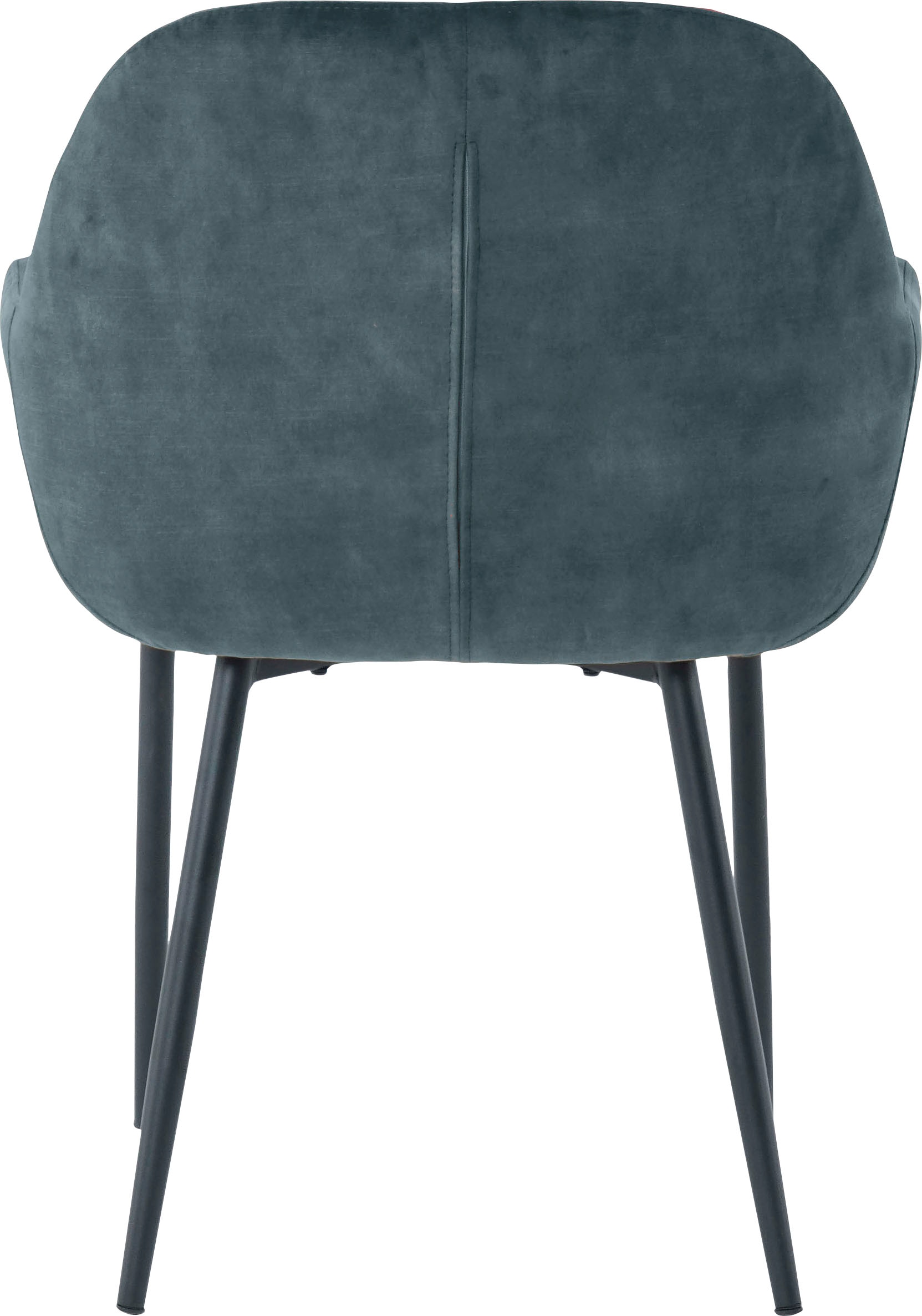 SIT Chaise avec accoudoirs (Ensemble) 2 cuisrevêtement glamour aspect velours