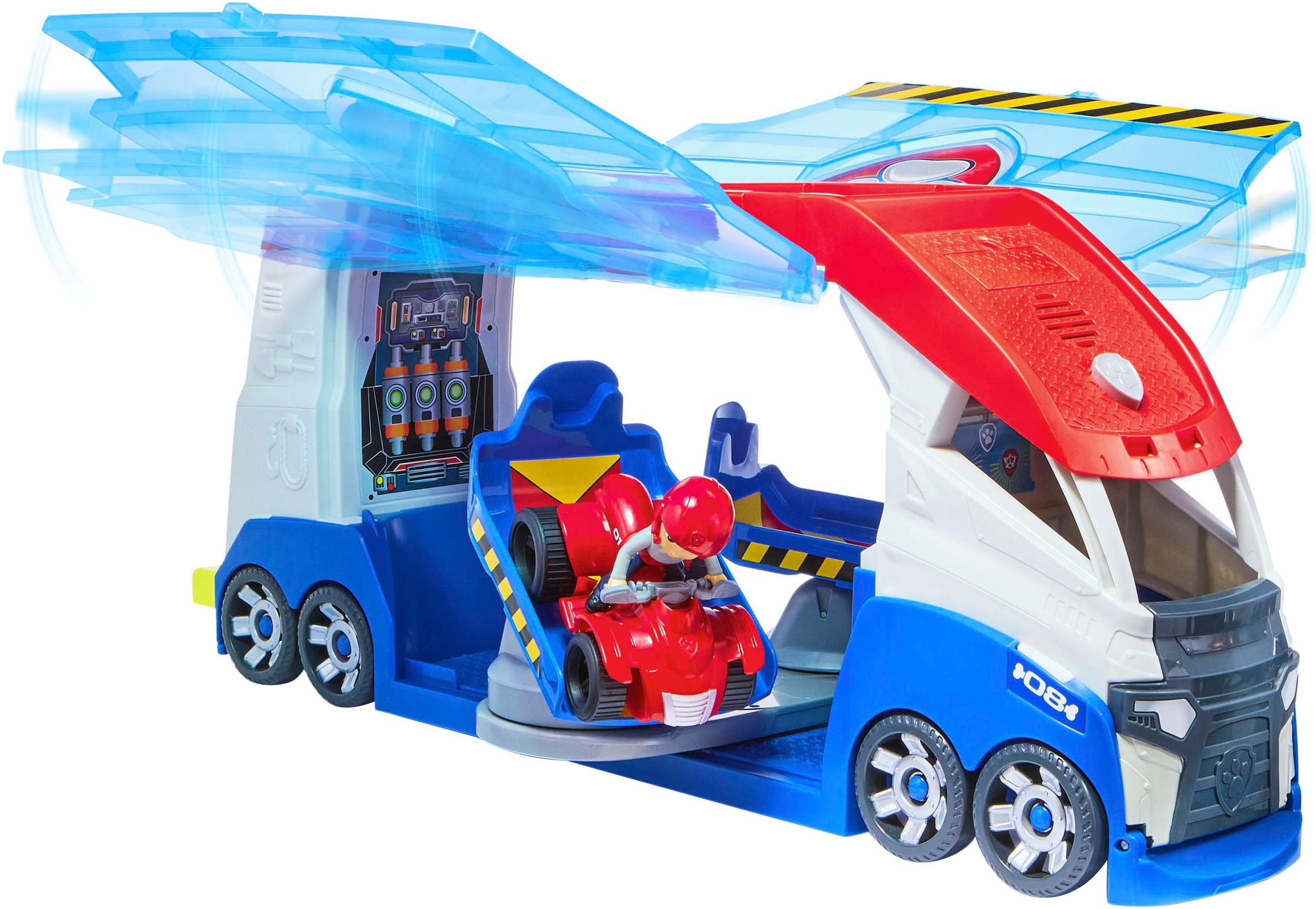 Spin Master Spielzeug-Transporter »Paw Patrol - Paw Patroller 3.0« mit Soundeffekt; inkl. Ryder mit Quad
