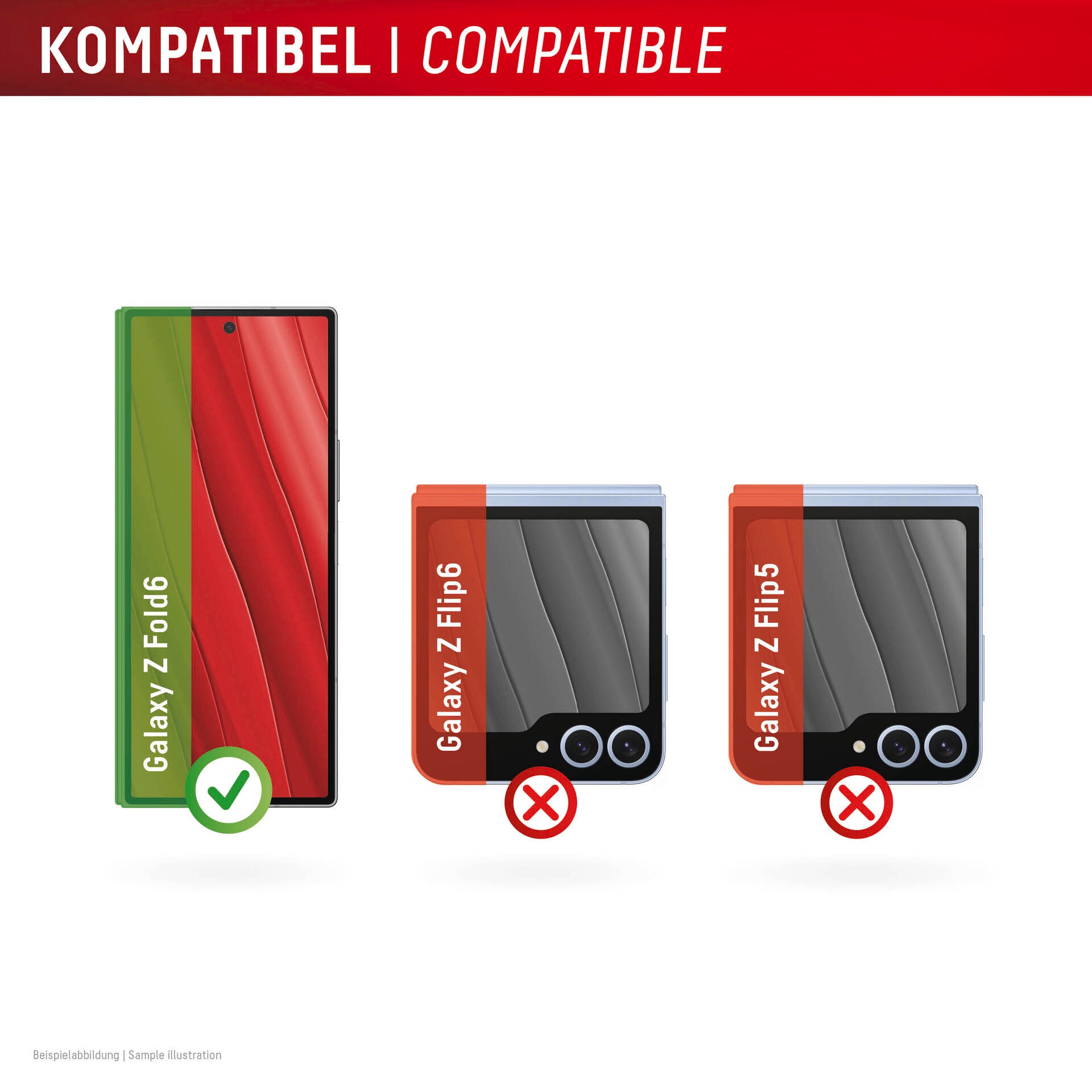 Displex Displayschutzglas »Smart Glass«, Displayschutzfolie, Schutzfolie, Bildschirmschutz, kratz- & stossfest