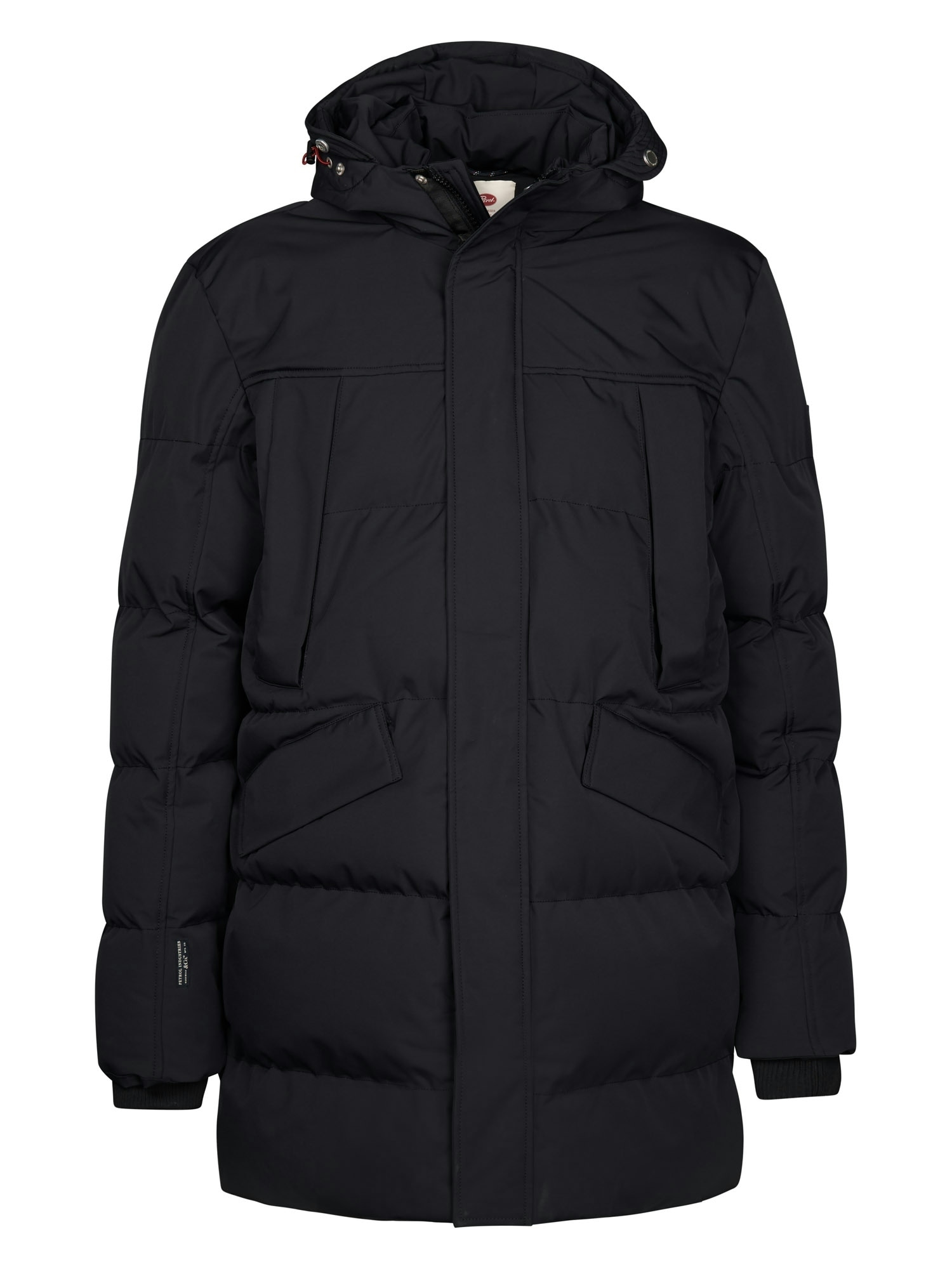 Petrol Industries Parka avec capuche avec coutures matelassées et capuche, rembourré chaudement, aspect mat