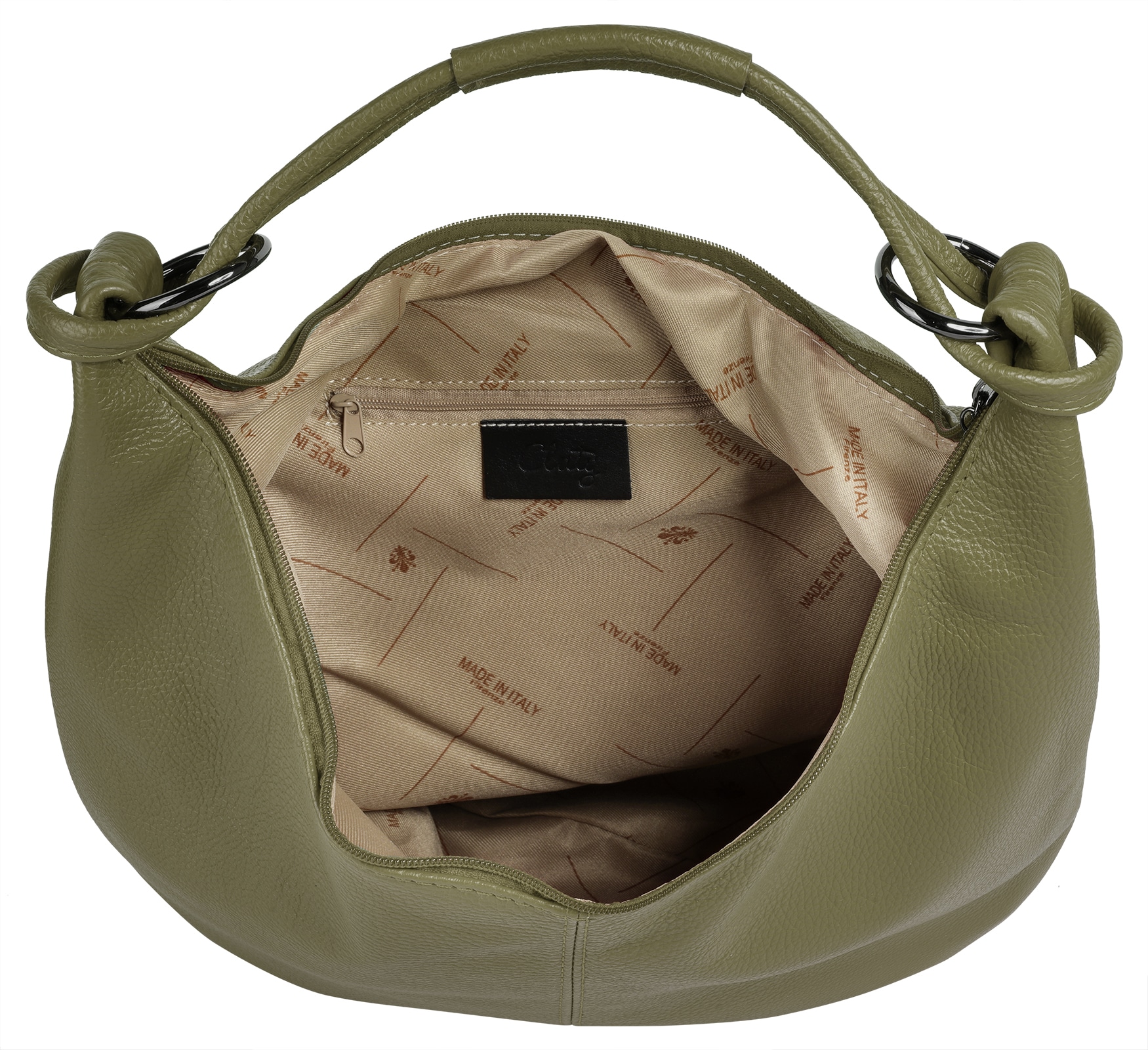 Cluty Shopper, echt Leder, Made in Italy