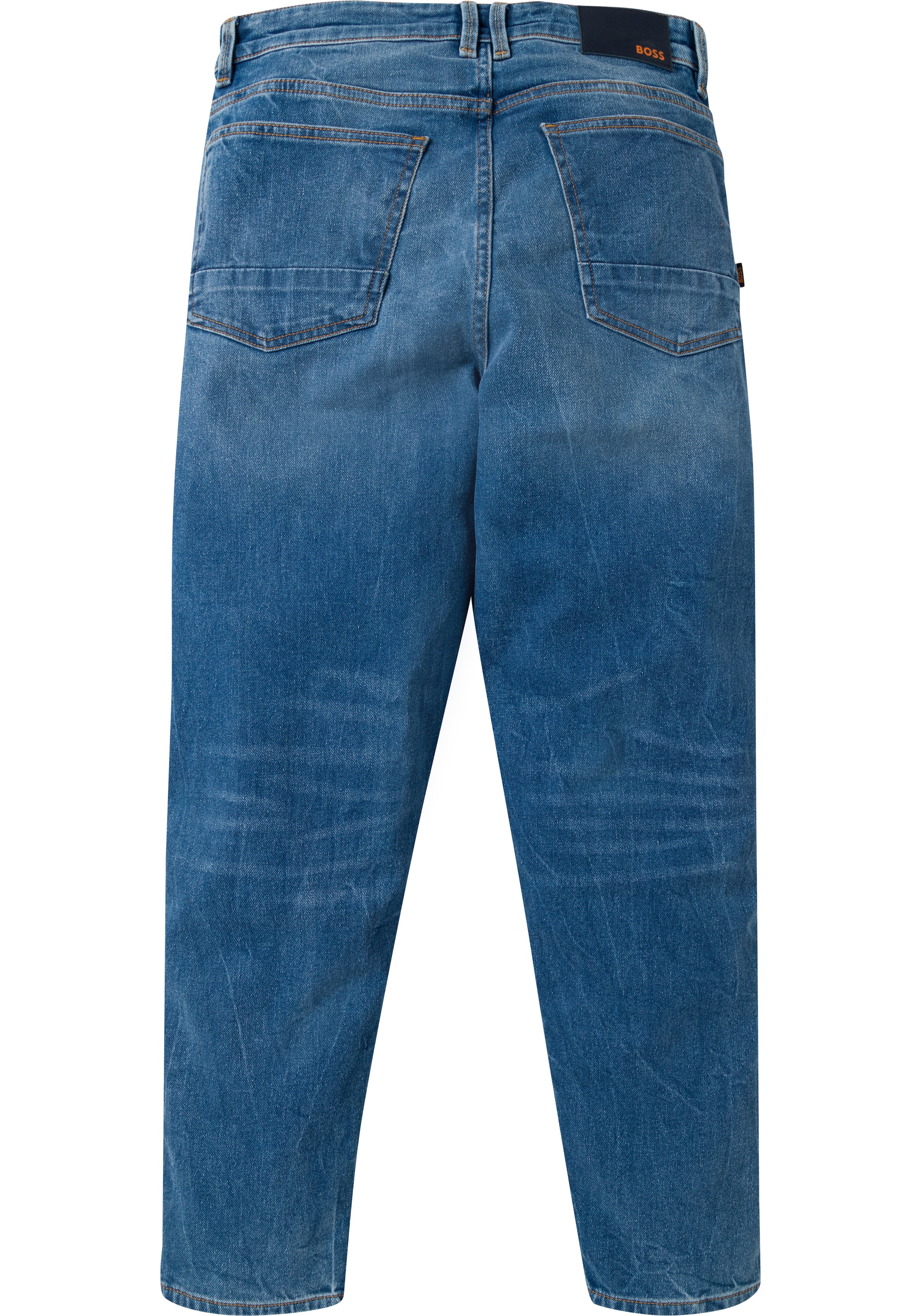 BOSS ORANGE Tapered-fit-Jeans, mit BOSS Plakette am Münzfach