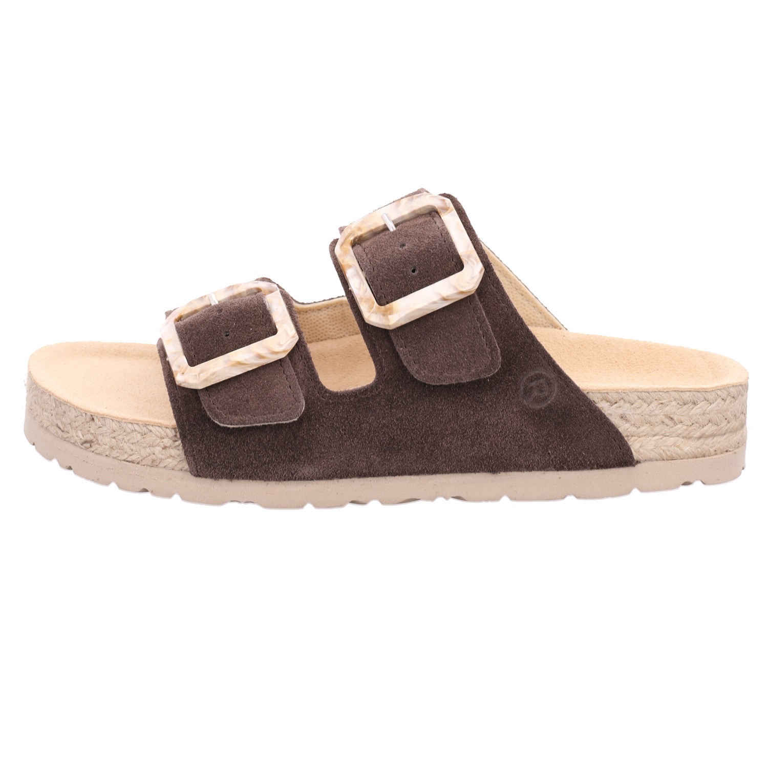 Rohde Pantolette »MATERA«  chaussure de plage, chaussure de vacances, chaussure d'été avec plateau en paille