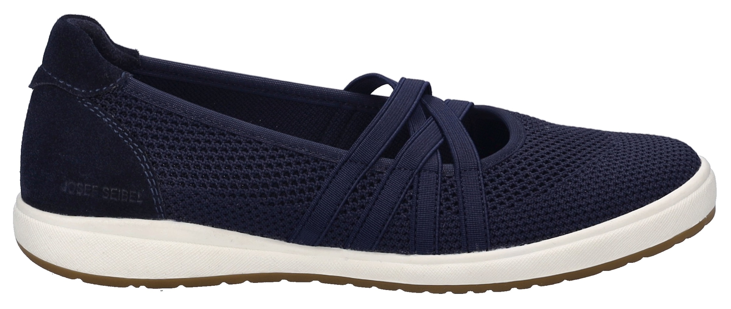 Josef Seibel Ballerines à lanières »Caren 67«  Slipper, Sneaker, Schlupfschuh mit Leder Einsatz an der Ferse