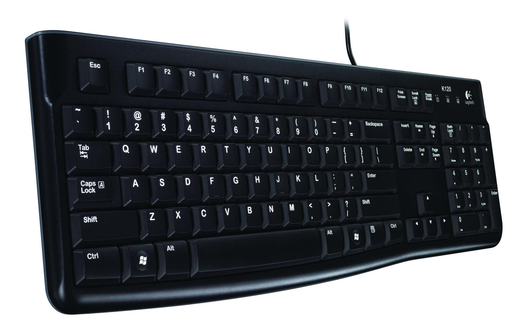 Logitech PC-Tastatur »K120 Business CH-Layout«, (Ziffernblock)