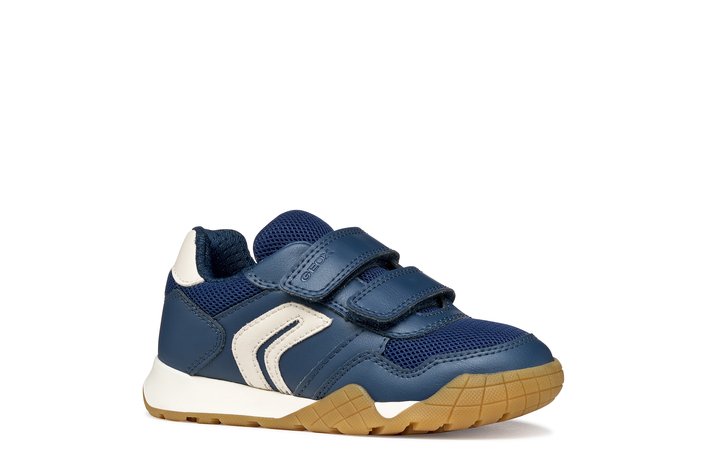 Image of Geox Klettschuh "J RANN-E BOY" Halbschuh mit Kontrastbesatz, Grössenschablone zum Download