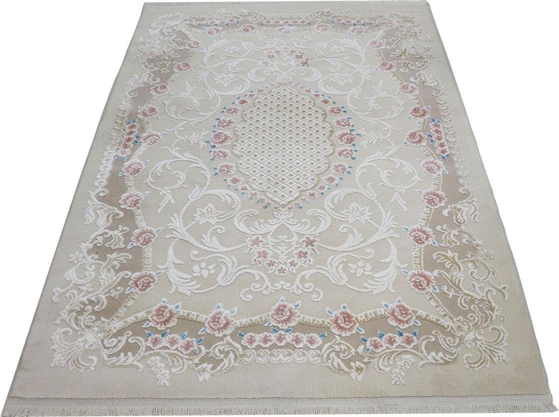 Image of RESITAL The Voice of Carpet Teppich »Lara 370«, rechteckig, 11 mm Höhe, Kurzflor, gewebt, Hoch-Tief-Struktur, ideal im Wohnzimmer & Schlafzimmer bei Ackermann Versand Schweiz