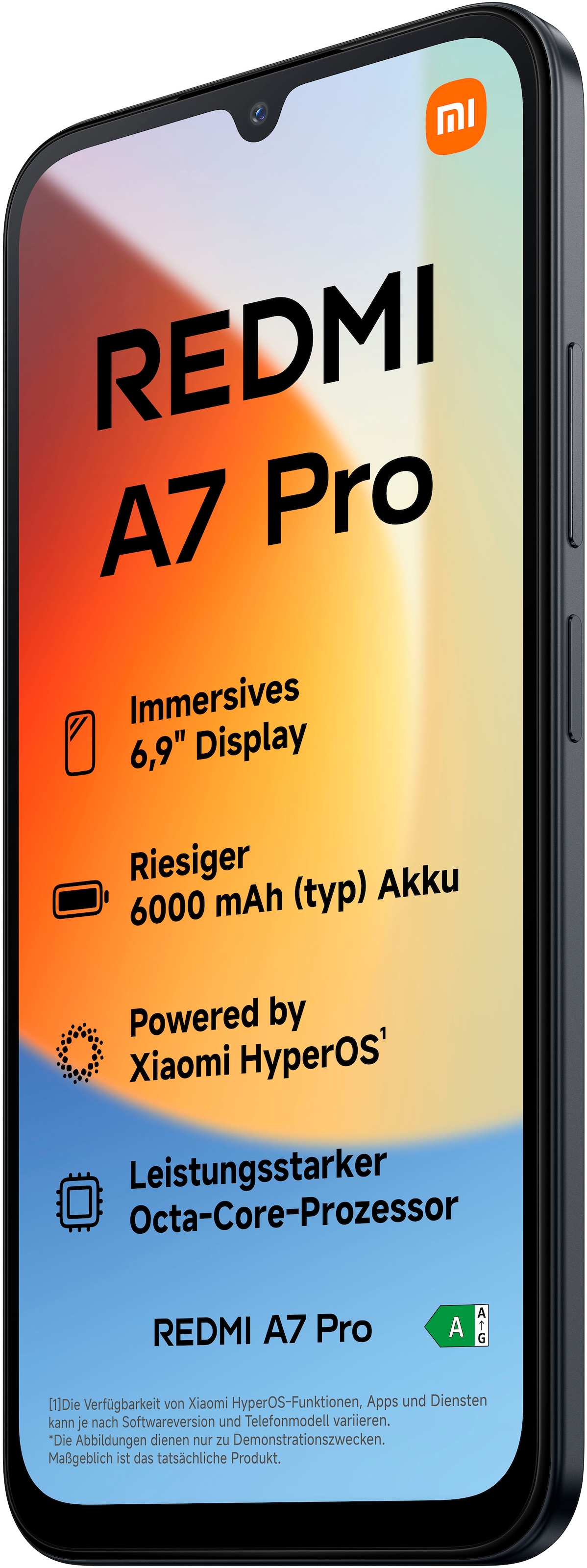 Xiaomi Smartphone »REDMI A7 Pro 4G 4+128GB« Black