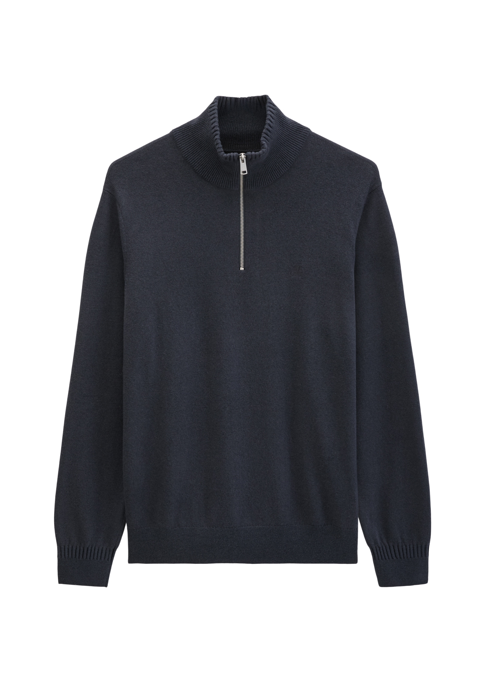 Marc O'Polo Troyer regular aus weichem Bio-Baumwoll-Schurwoll-Mix