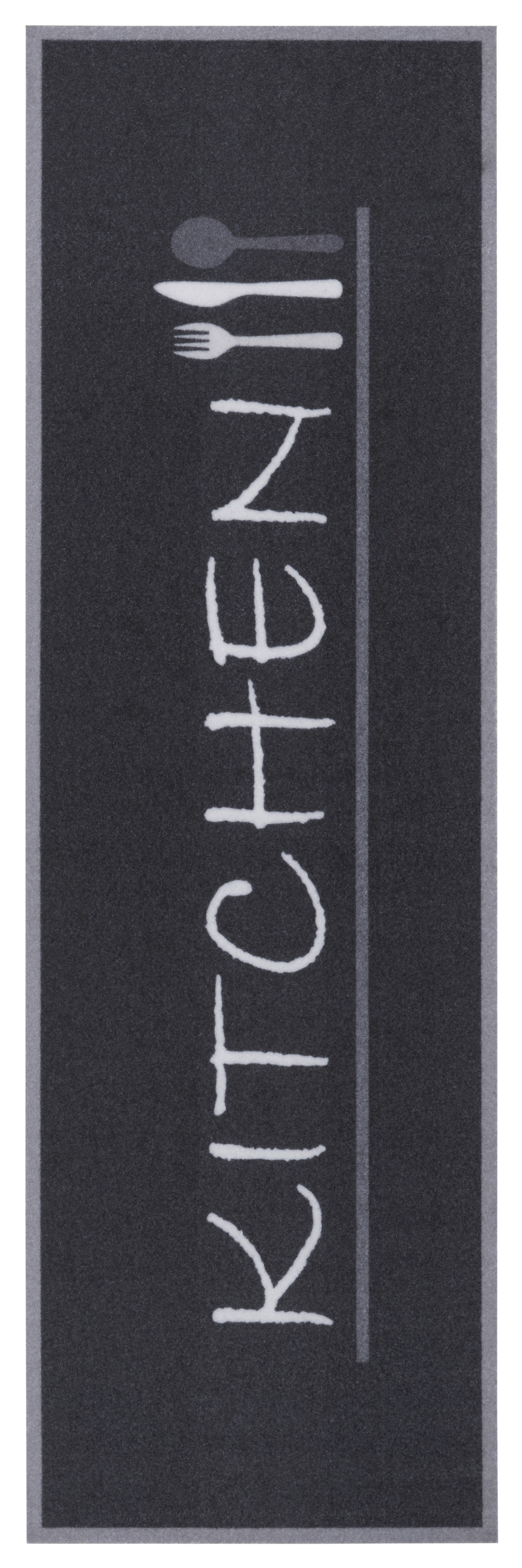 HANSE Home Küchenläufer "Kitchen Cutlery" rechteckig 3 mm Höhe Läufer, Rutschfest, Küchenteppich, Küche, Teppich, Pflegeleicht