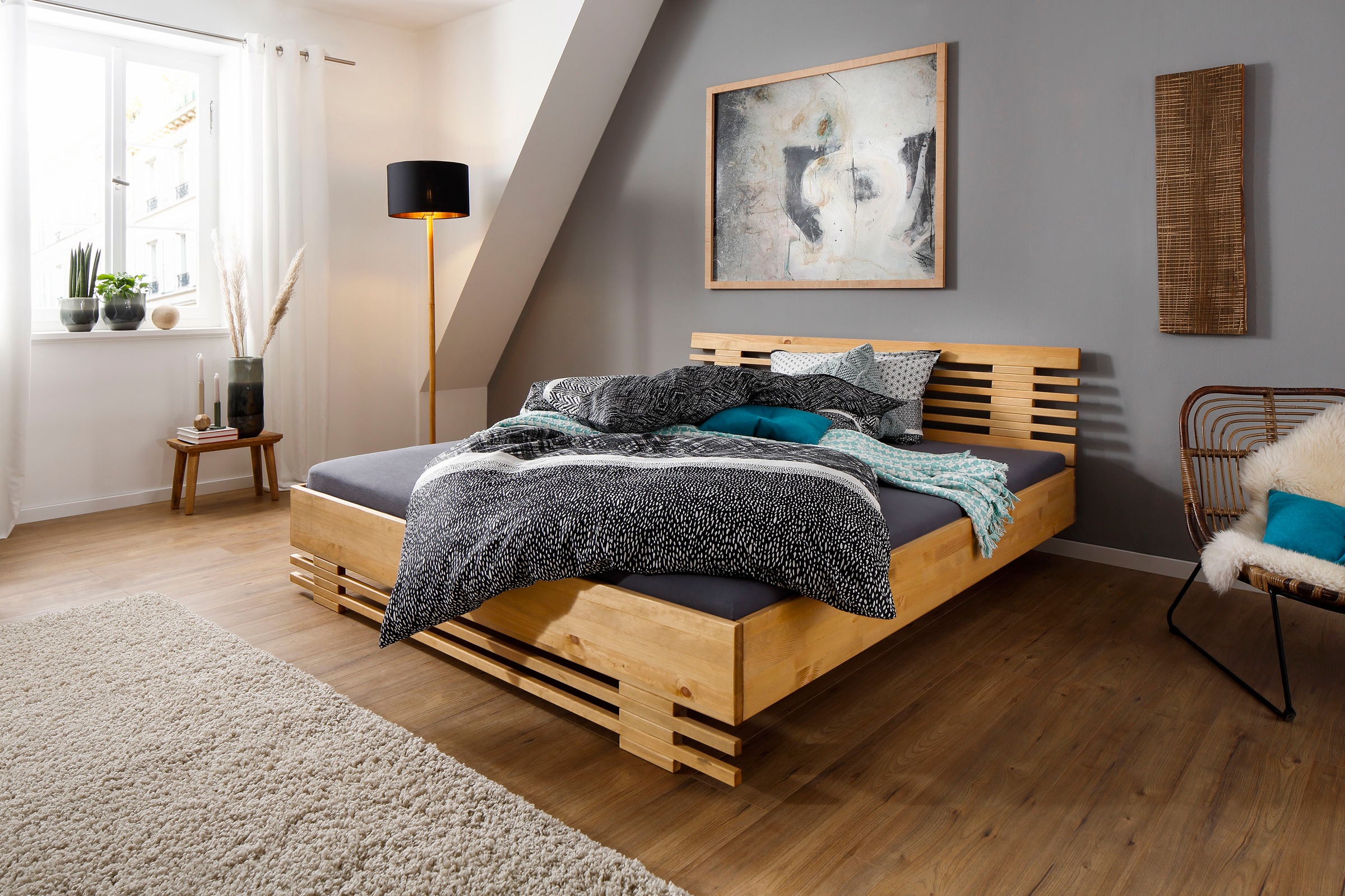 Image of Home affaire Einzelbett »Moine«, aus Kiefer Massiv bei Ackermann Versand Schweiz