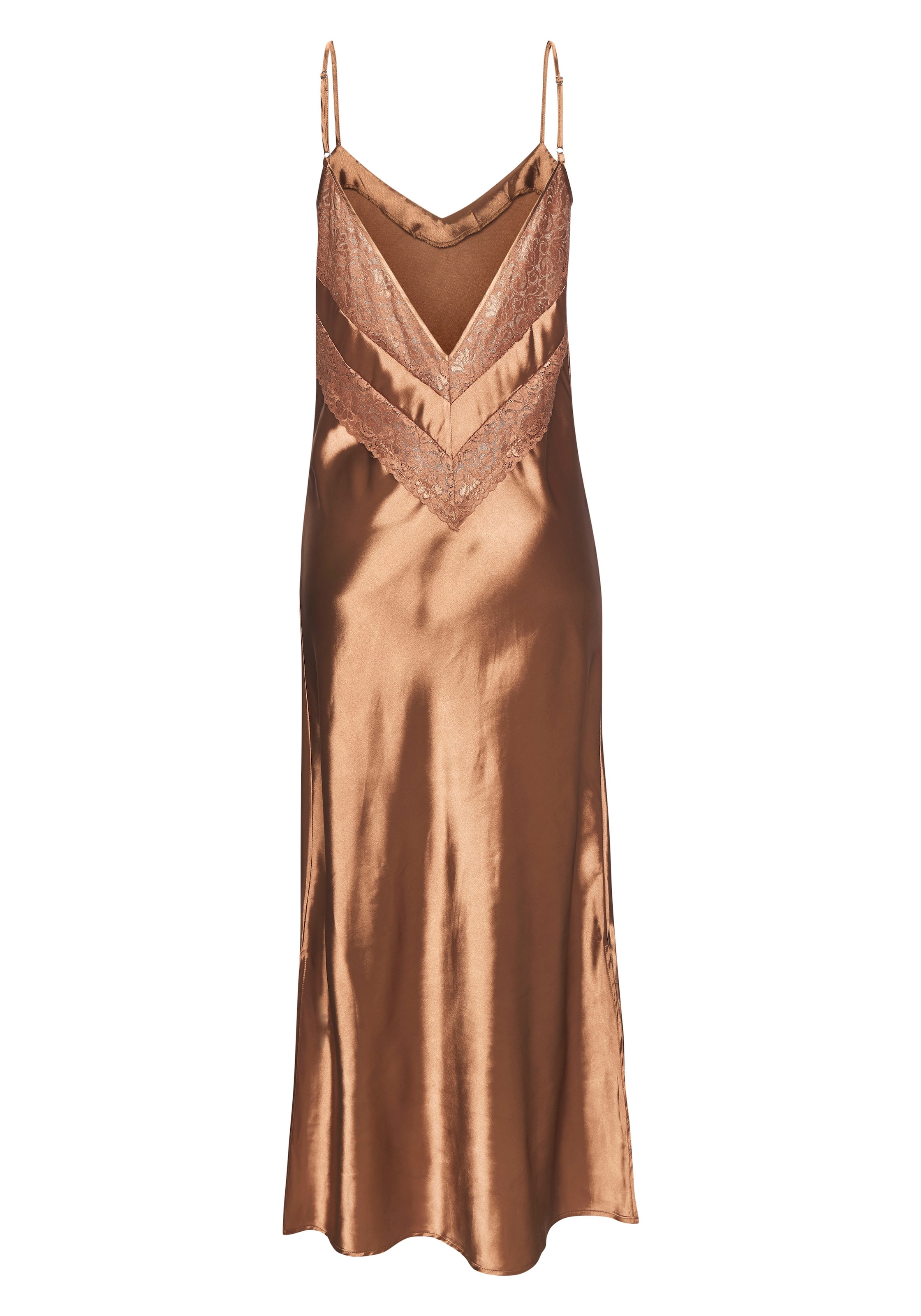 LASCANA Negligé Mit spitze besetzter Rückenausschnitt