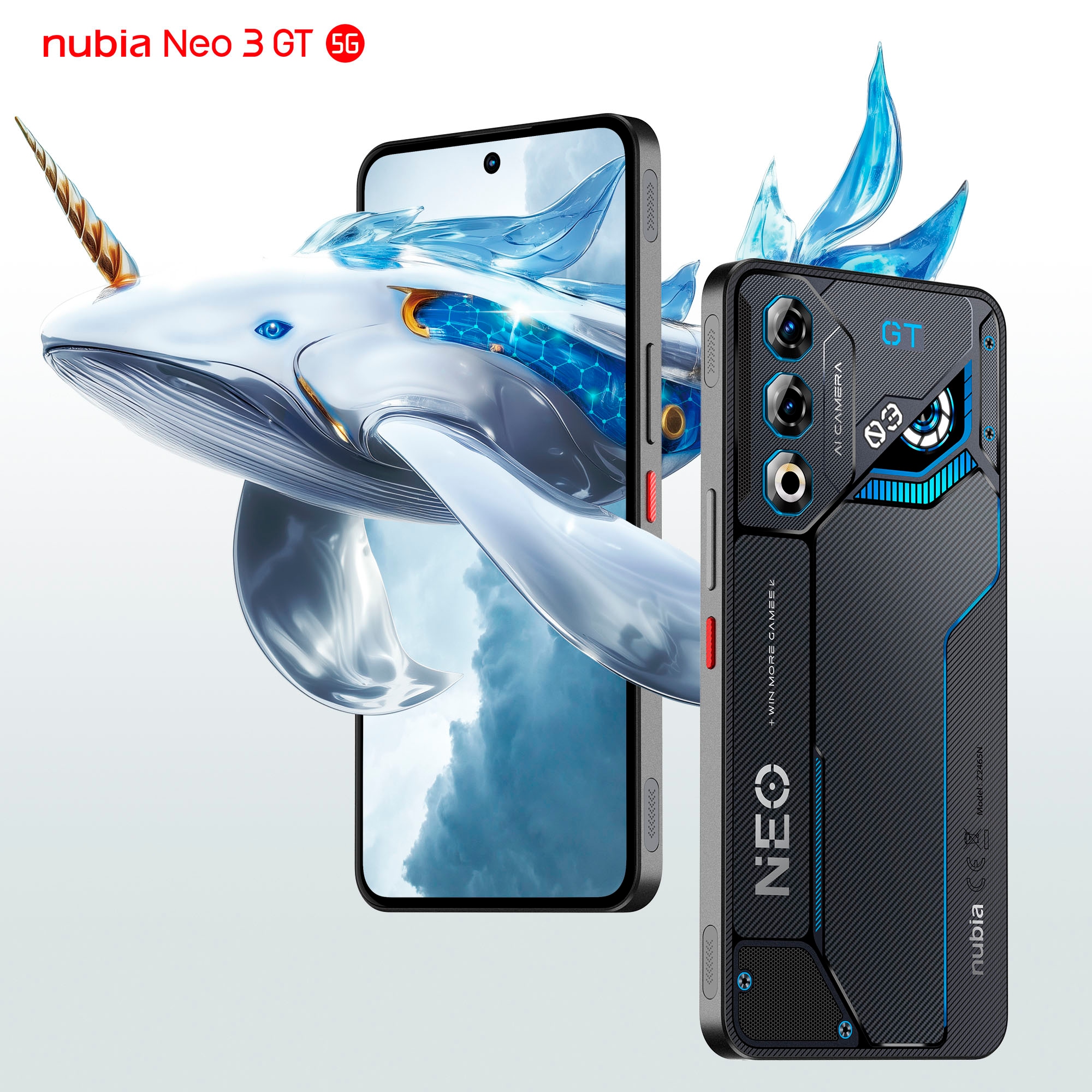 Nubia Smartphone »Neo 3 GT 5G« Interstellar Gray