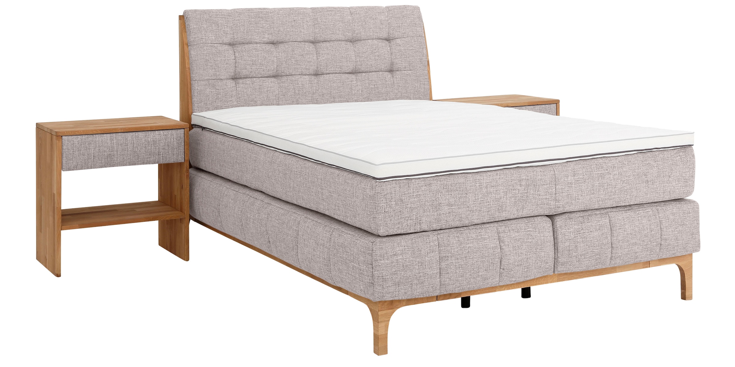 GOODproduct Lit boxspring »Jelle« 5 cuis tlg. zertifizierte, recycelte Bezugsstoffe, verschiedene Ausführungen