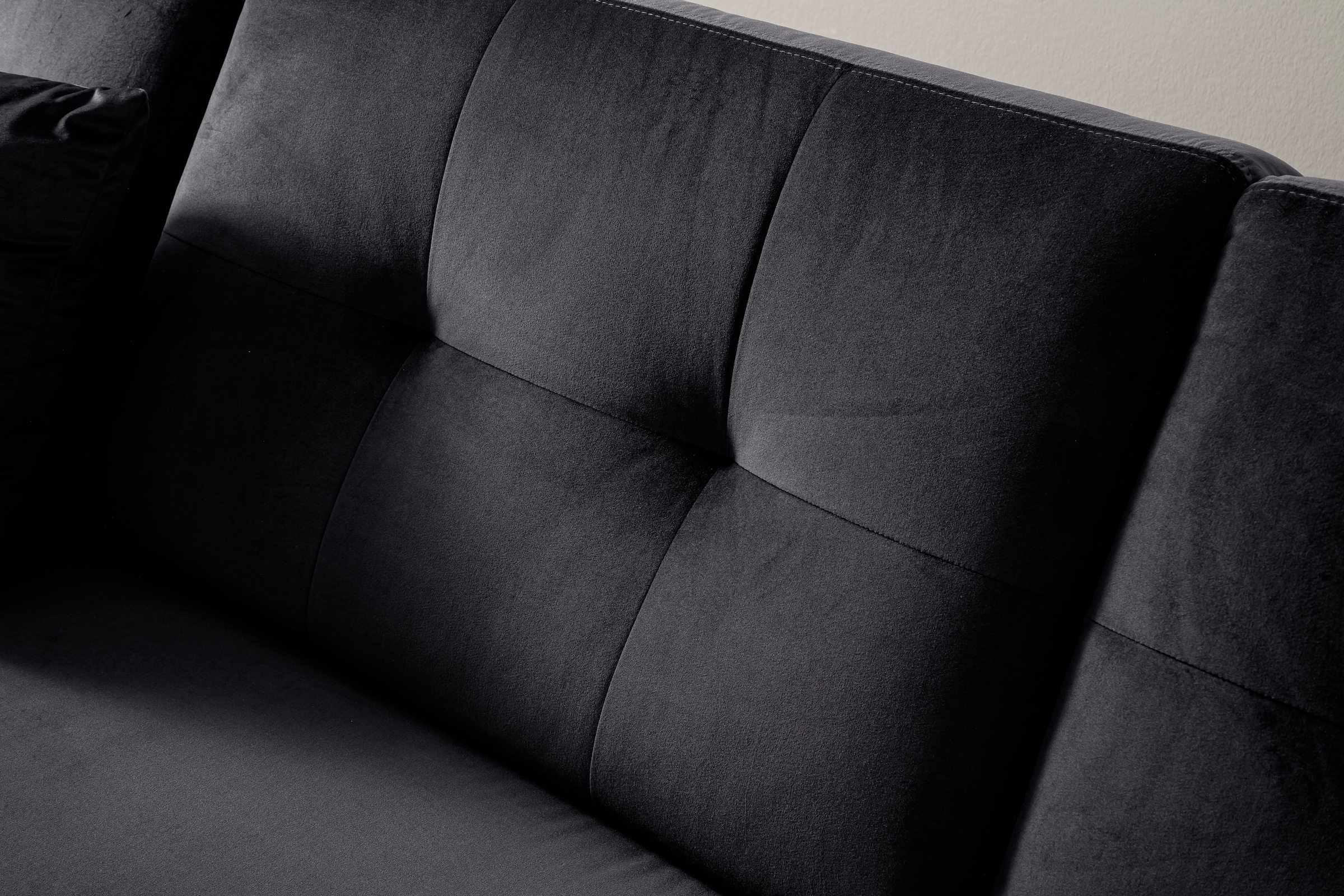 Trends by HG Coin rembourré »Barcelona L-Form« mit Metallfuss, frei im Raum stellbar