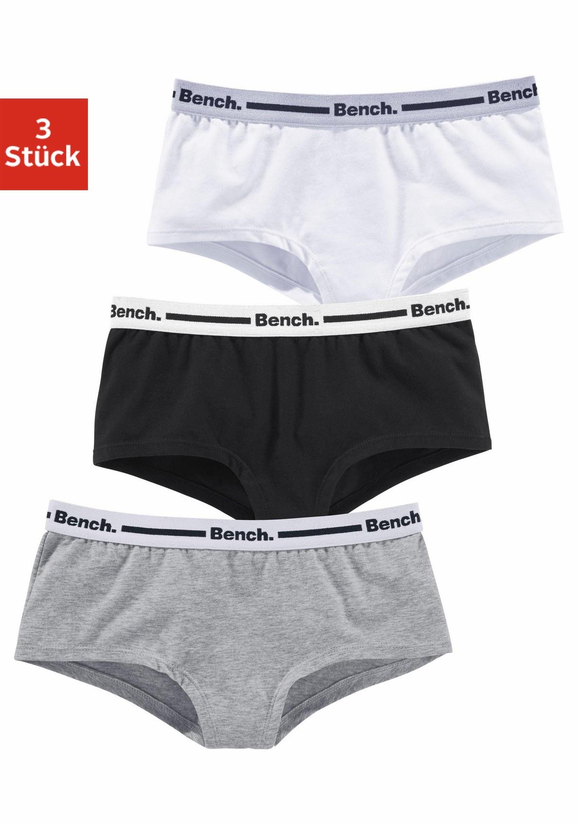 Image of Bench. Panty Packung, 3 Stk. mit Logo Webbund