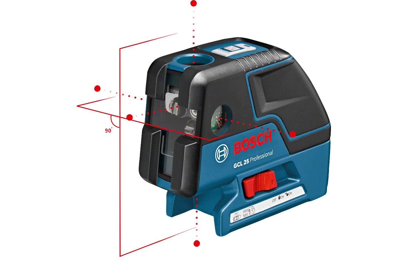Image of Bosch Professional Lasermessgerät »GCL 25 + BT 150«, Die einfache Lösung für alle Nivellier- und Übertragungsaufgaben über kurze Distanzen bei Ackermann Versand Schweiz