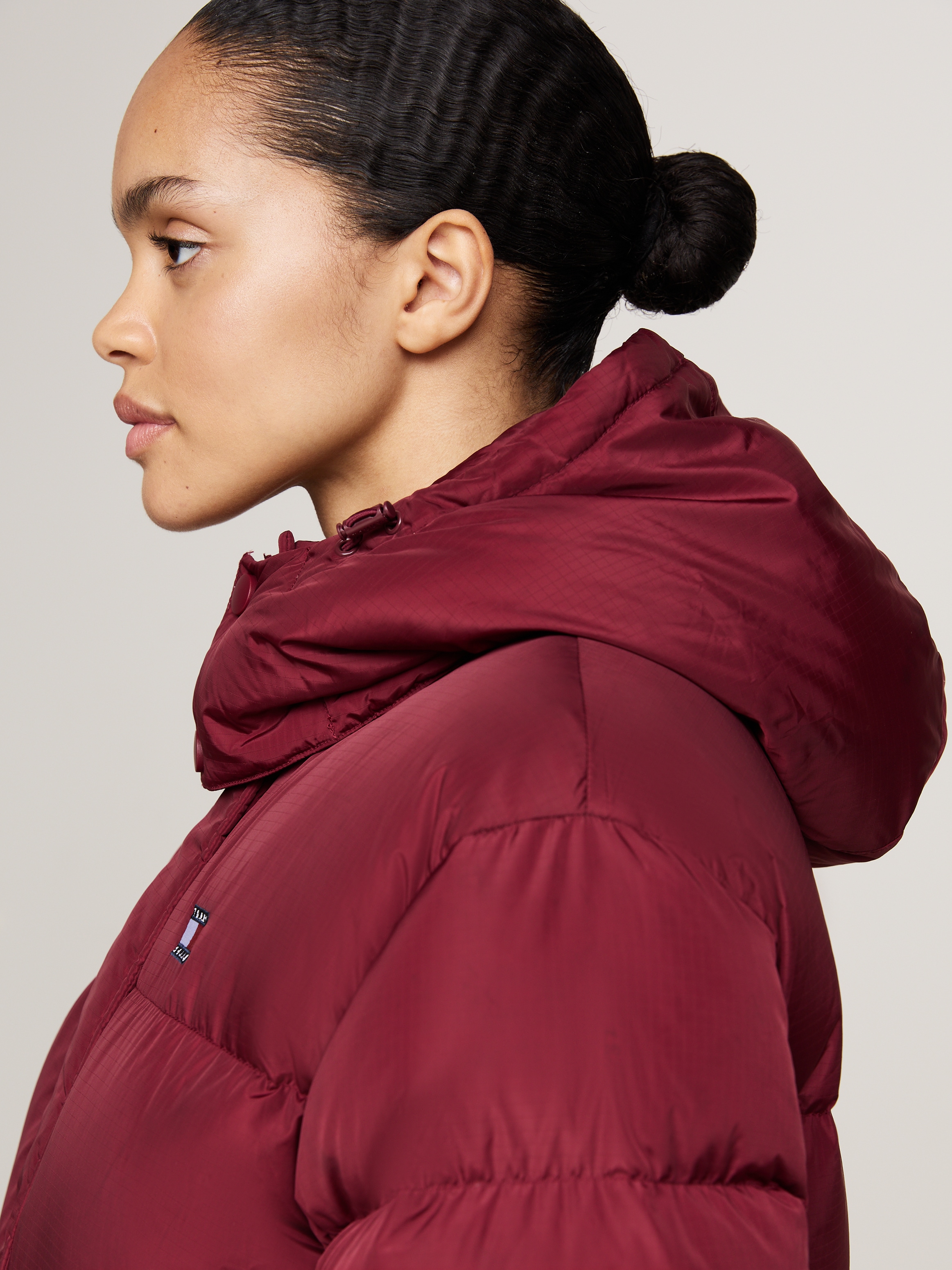 Tommy Jeans Curve Steppmantel »TJW ALASKA LONG PUFFER EXT«, in Grossen Grössen