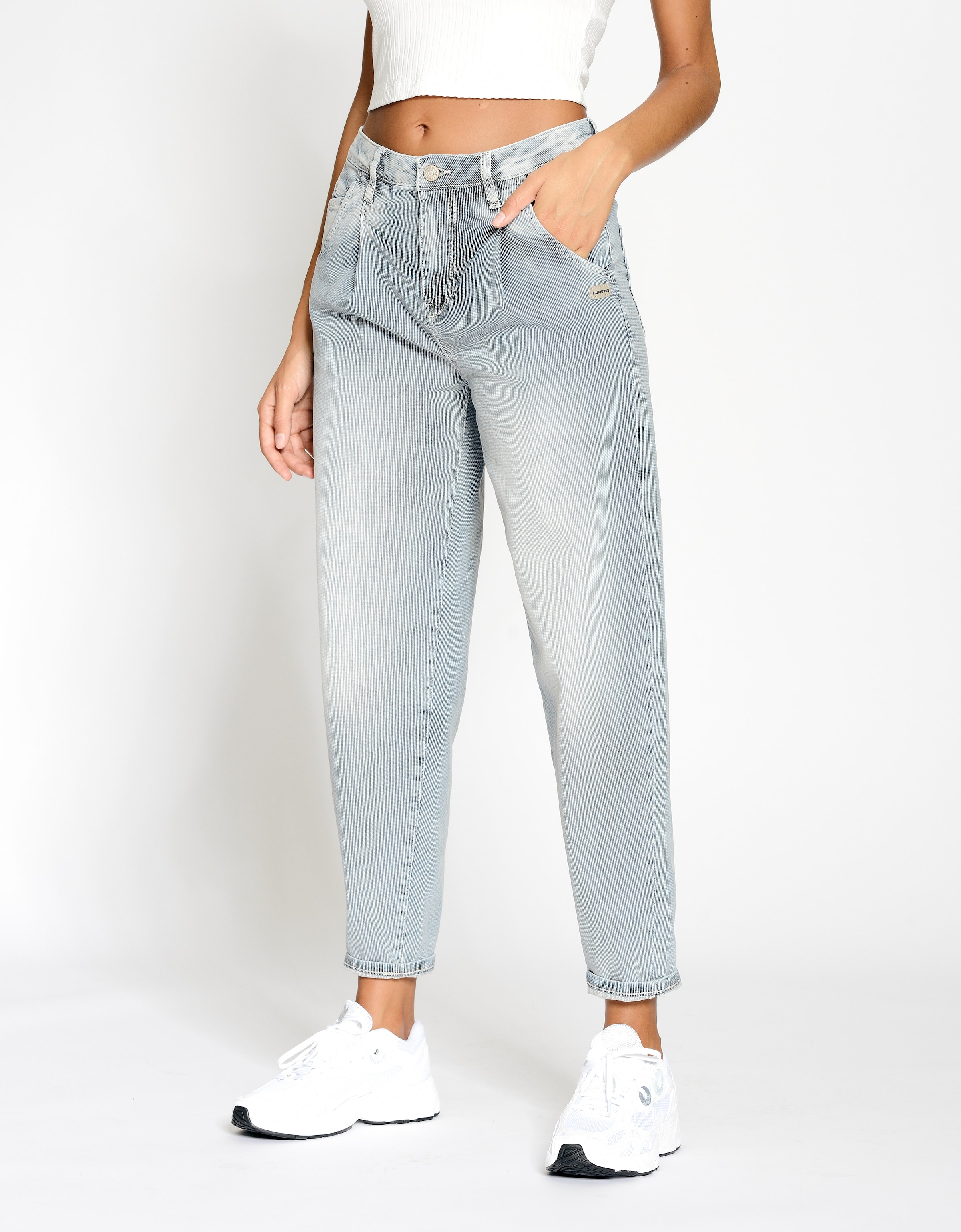 GANG Ankle-Jeans »94SILVIA JOGGER«, im Ballon-Fit, lässig-weiter O-Shape