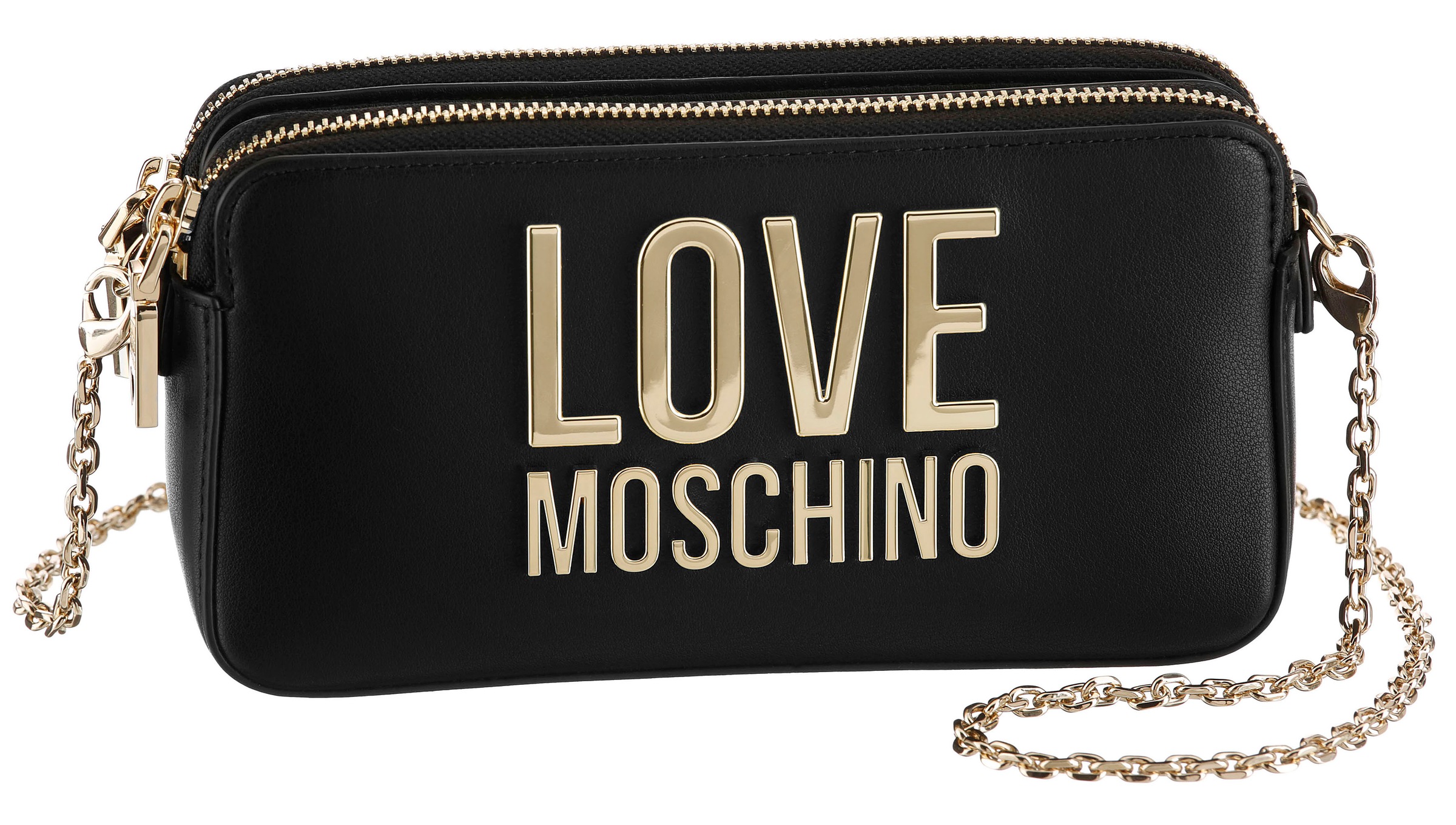 LOVE MOSCHINO Umhängetasche, kleine Umhängetasche mit goldfarbenen Details kaufen