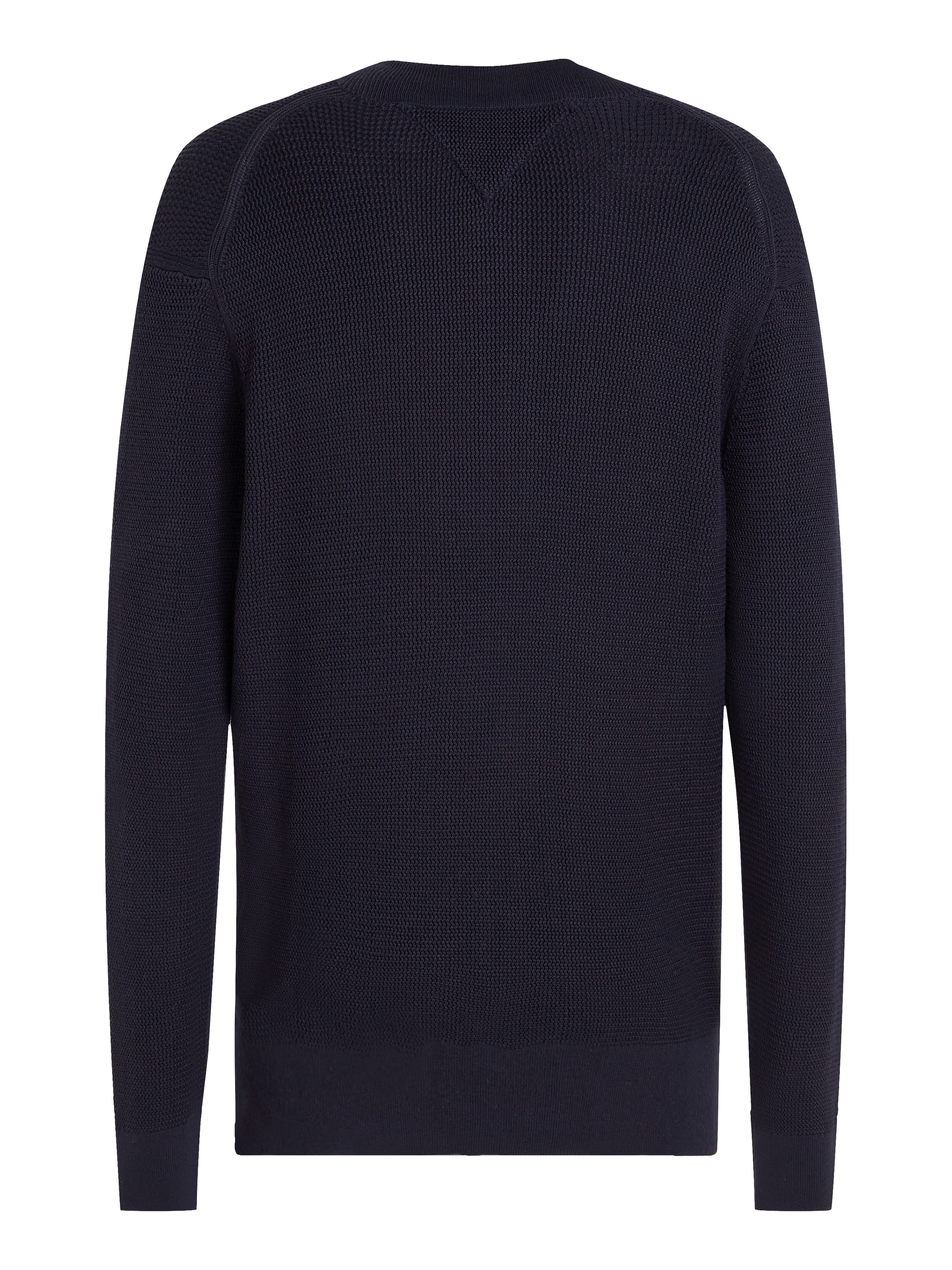 Tommy Hilfiger Strickjacke »RACKING STRUCTURE BASEBALL ZT«