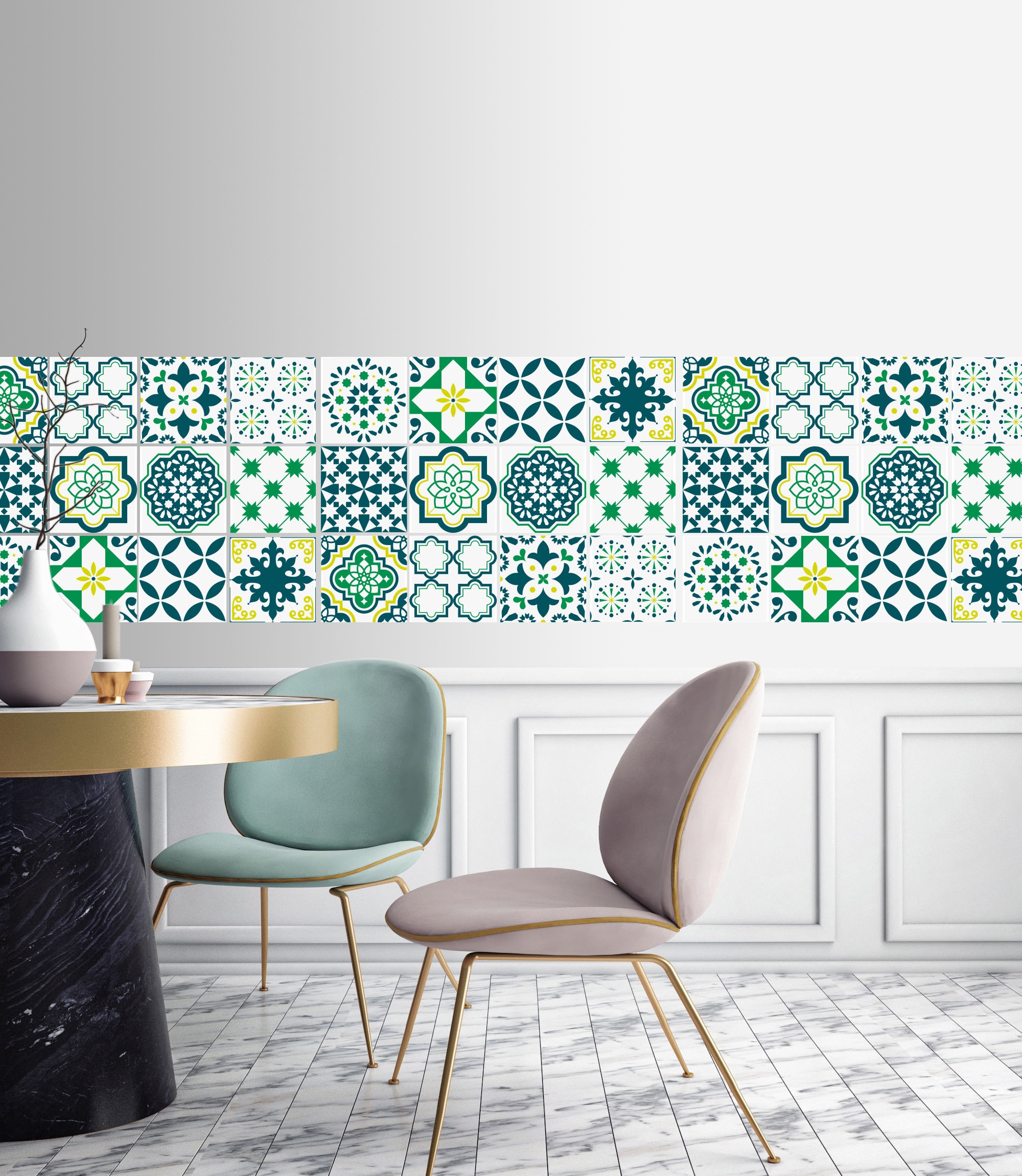 queence Wandsticker »Madie«, (12 St.), Sticker, Fliesensticker, Ornamente