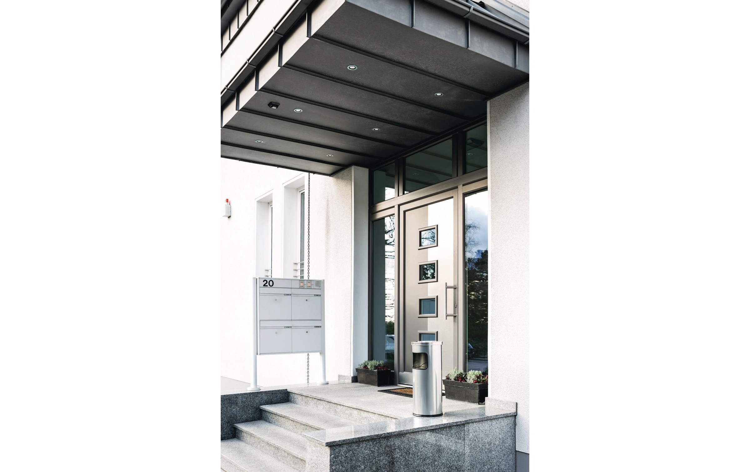 DURABLE Mülleimer »Safe mit Ascher« 2 Behälter