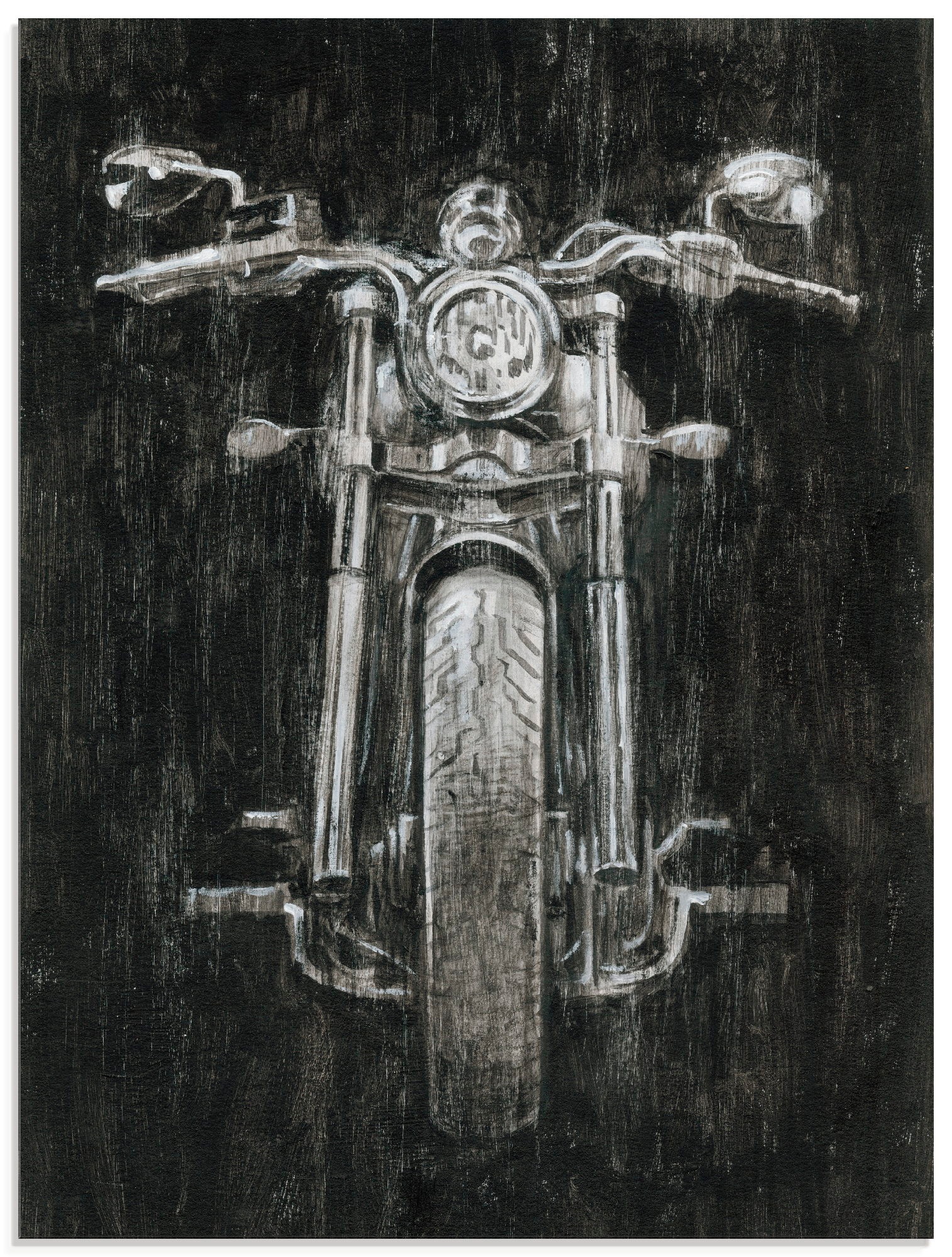 Image of Artland Glasbild »Eisernes Pferd I«, Motorräder & Roller, (1 St.) bei Ackermann Versand Schweiz