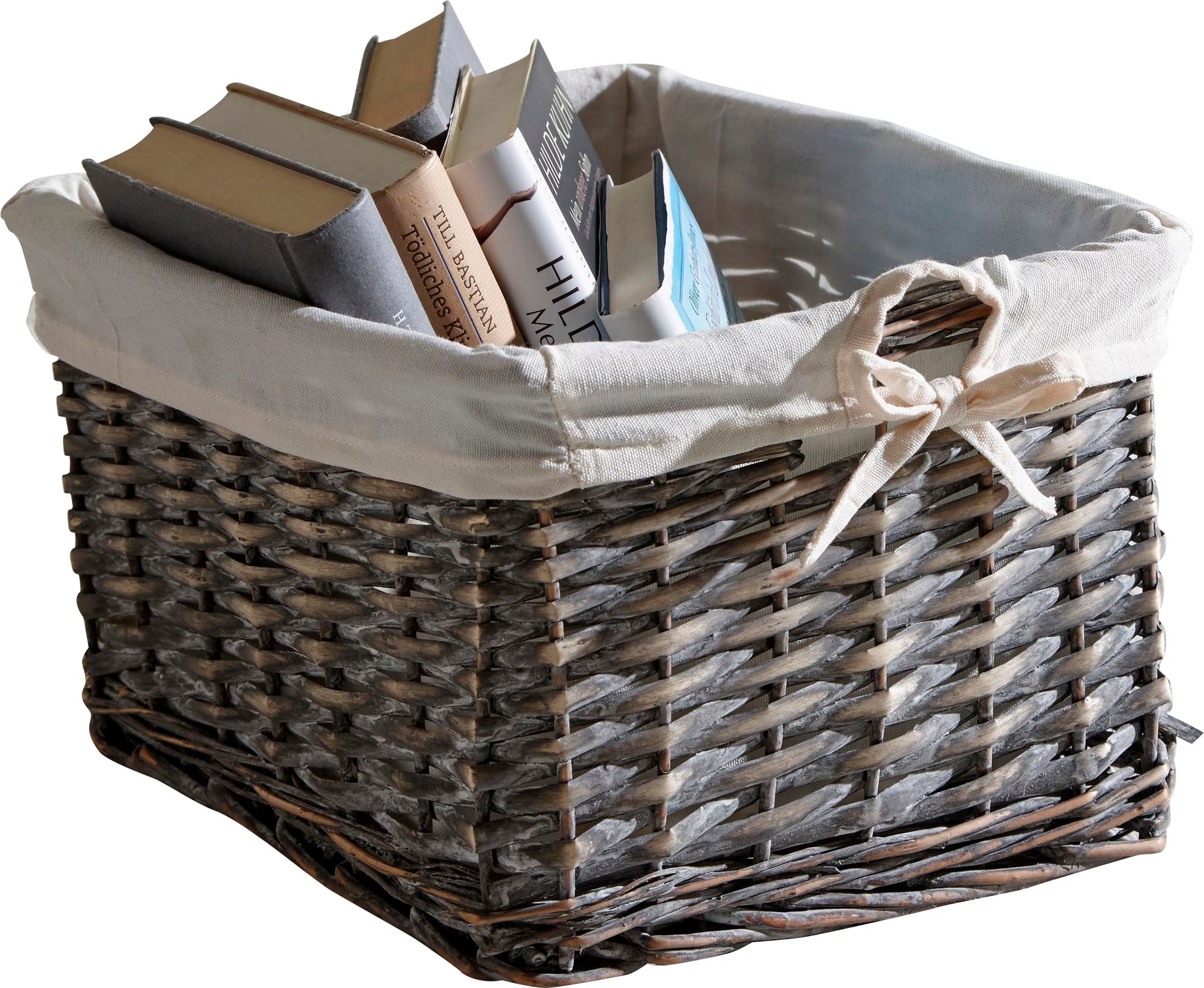 Image of Home affaire Aufbewahrungskorb »California«, im 1er und 2er Set erhältlich, aus einem Weidenrattan-Geflecht, Breite 30 cm bei Ackermann Versand Schweiz