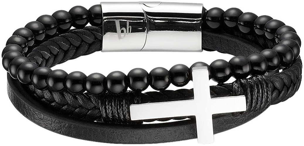 Image of Bruno Banani Lederarmband "Schmuck" mit Achat