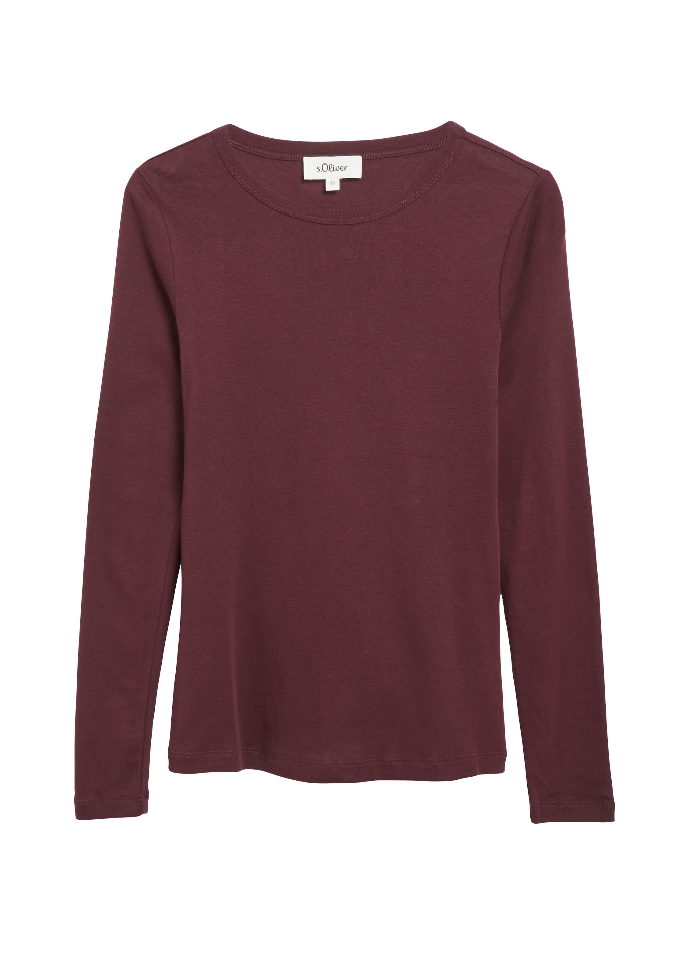 s.Oliver T-shirt à manches longues avec encolure bateau