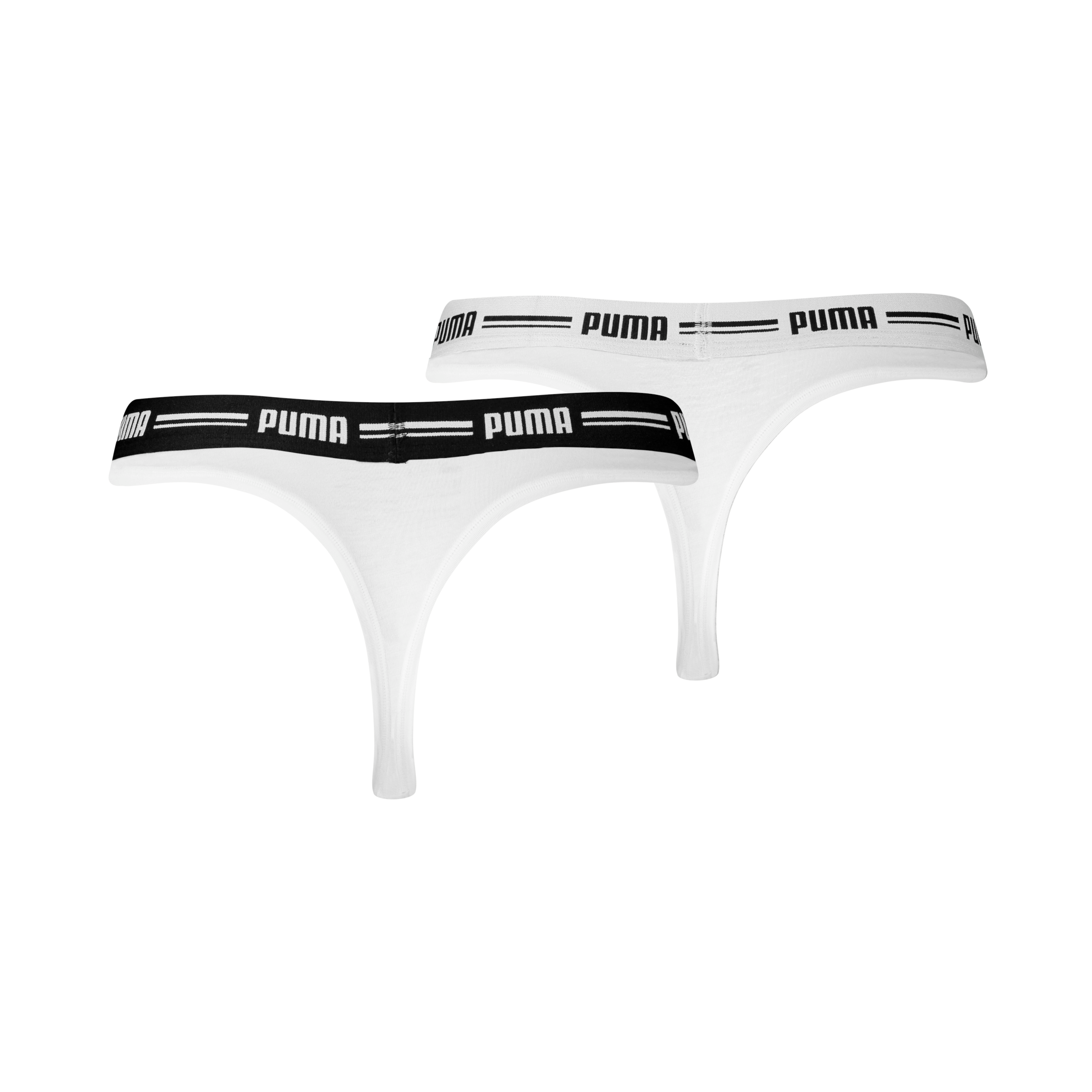 PUMA String »PUMA WOMEN STRING 2P«, (2er Pack), Mit elastischem Logobund