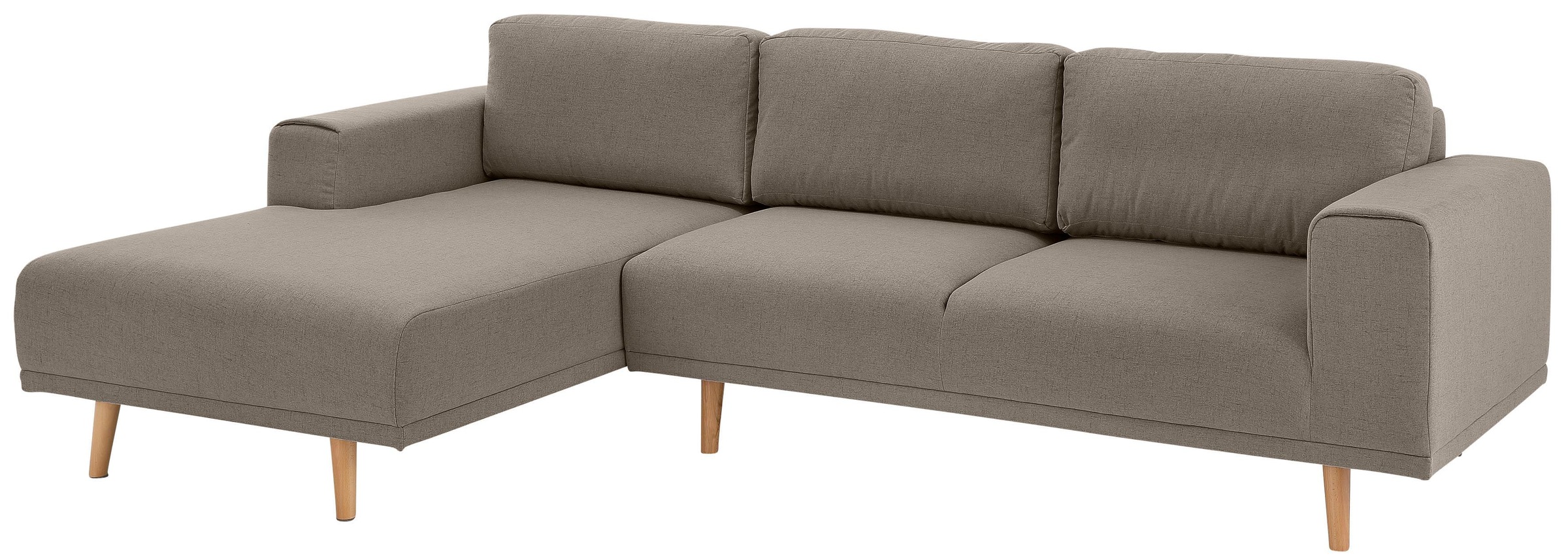 Image of Home affaire Ecksofa "Lasse L-Form" im scandinavischen Stil mit Holzfüssen