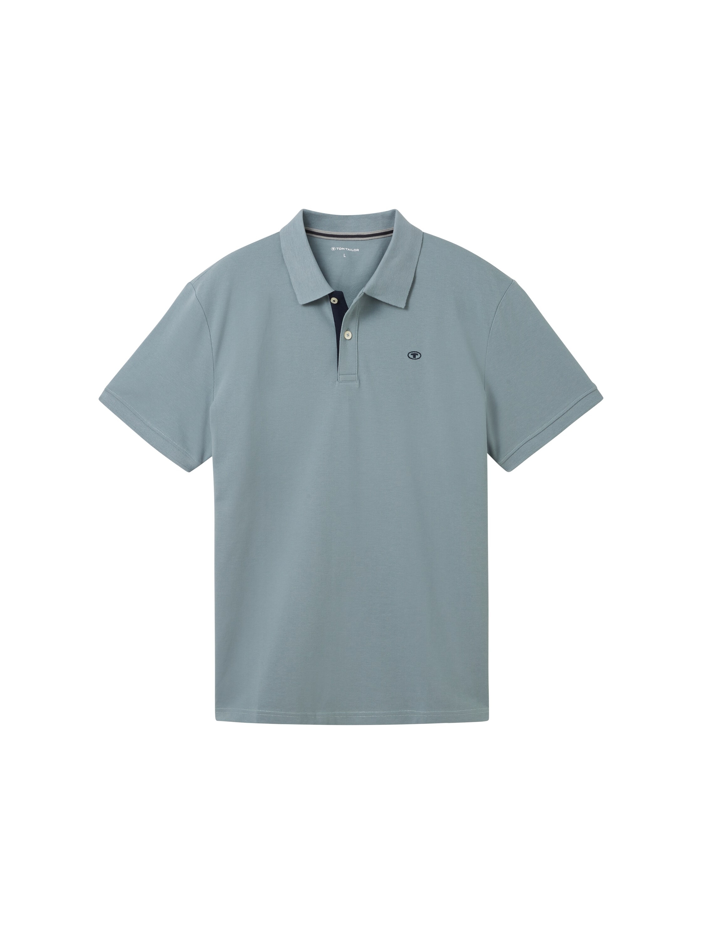 TOM TAILOR Polo mit Knopfleiste und Logo