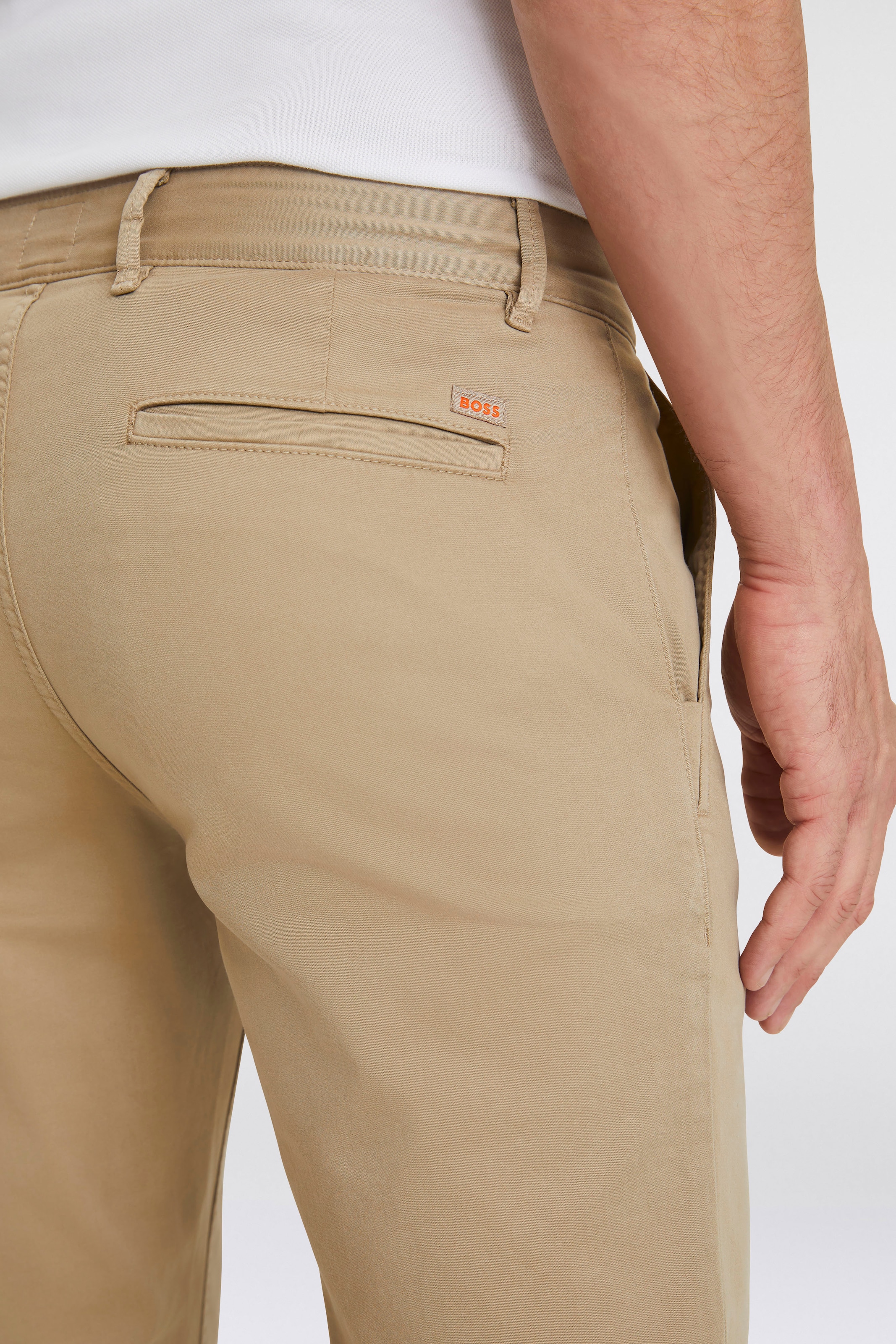 BOSS ORANGE Chinohose »Chino_slim«, mit Gesässtaschen