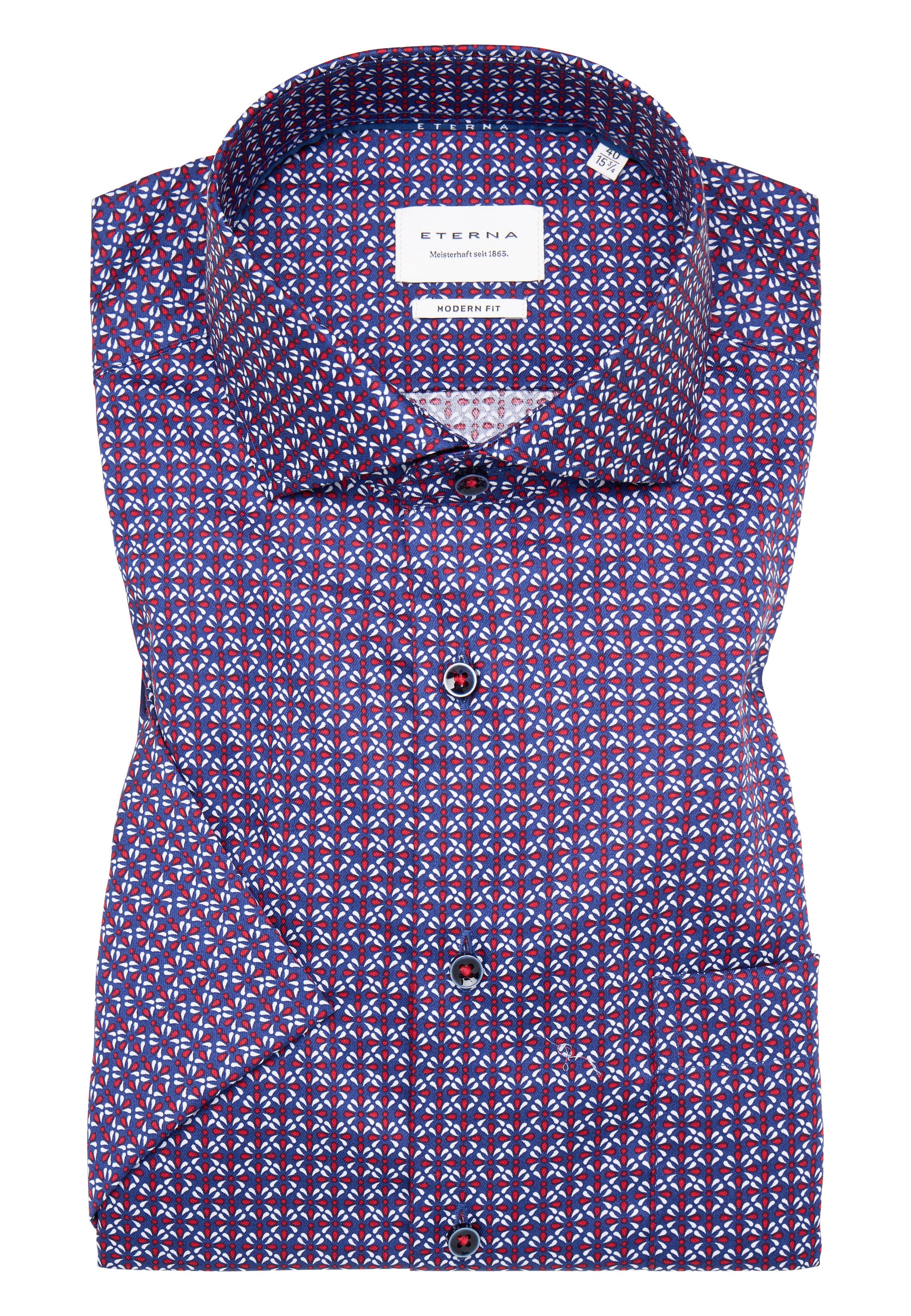 Eterna Kurzarmhemd »MODERN FIT«, NON IRON (bügelfrei)