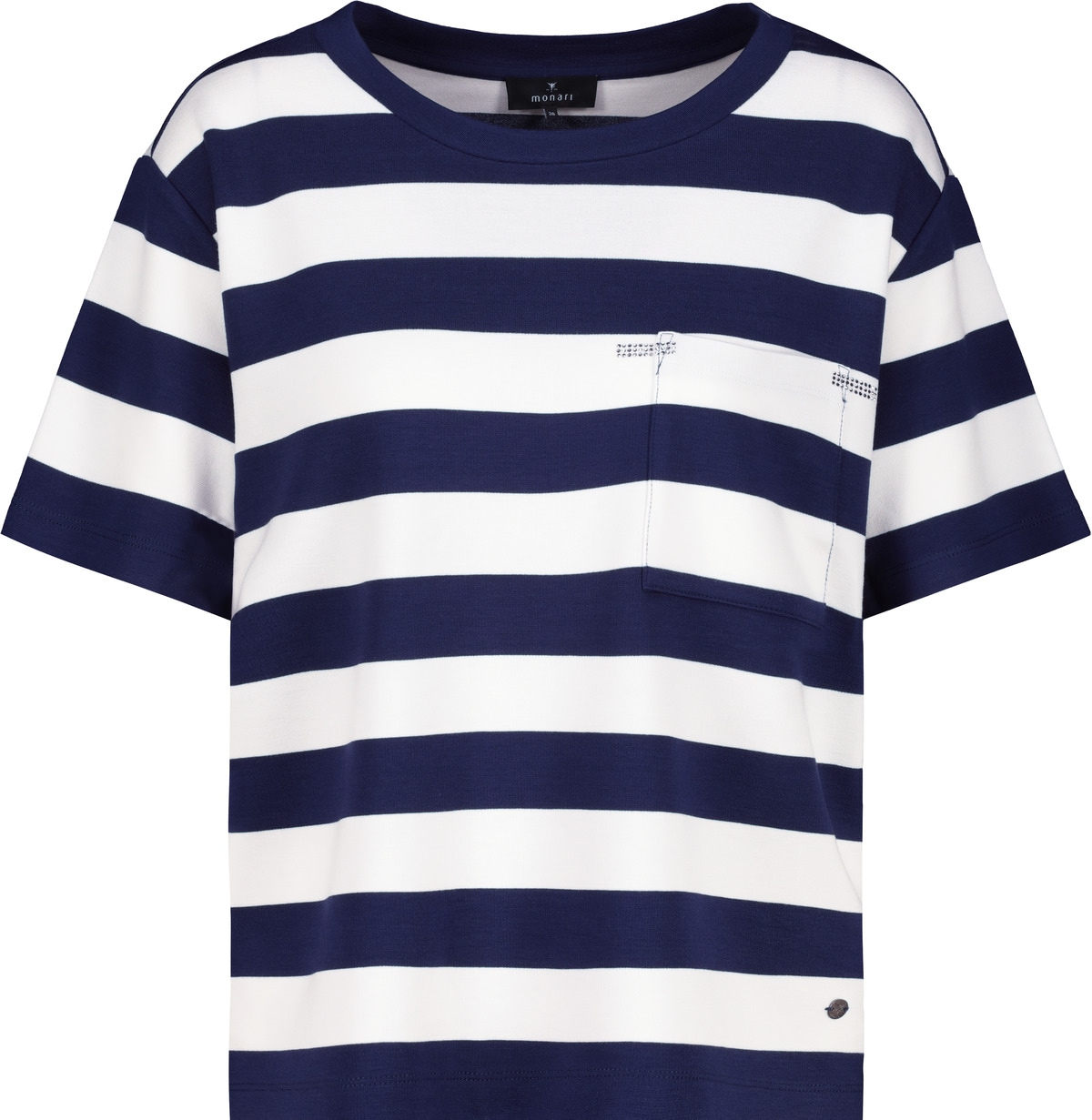 Monari Sweatshirt »Sweatshirt Blockringel«, Mit Rundhalsausschnitt