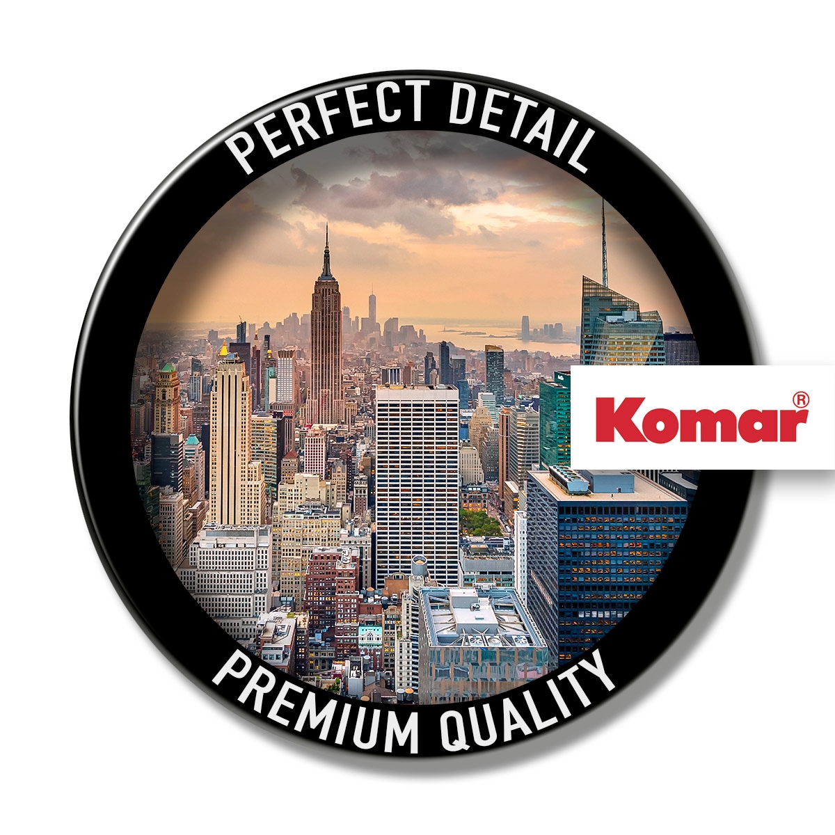 Komar Fototapete »Vlies - NYC Outlook - Grösse 368 x 248 cm«, bedruckt, Wohnzimmer, Schlafzimmer