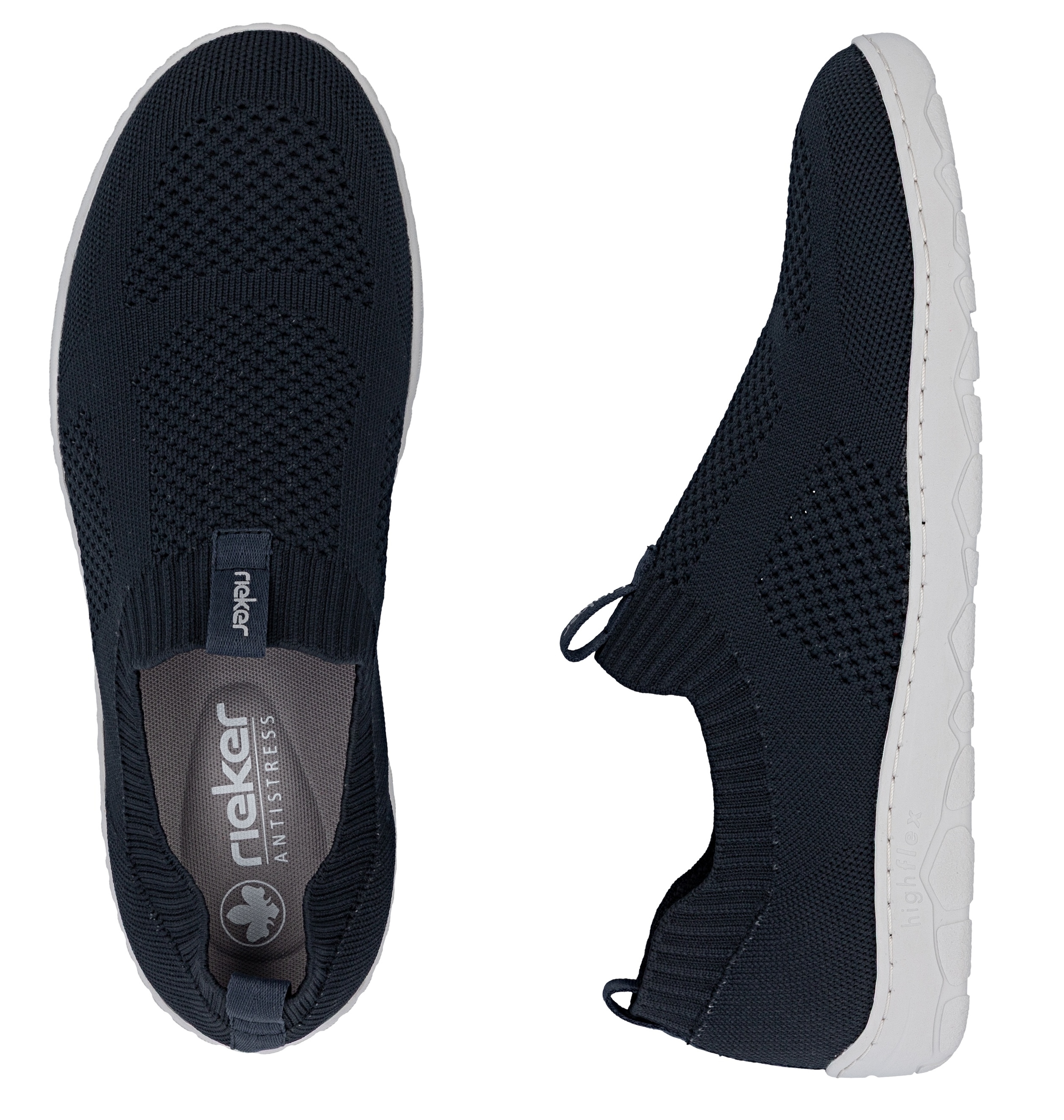 Rieker Baskets slip-on  slipper, chaussure à enfiler, sneaker de loisirs avec semelle légère