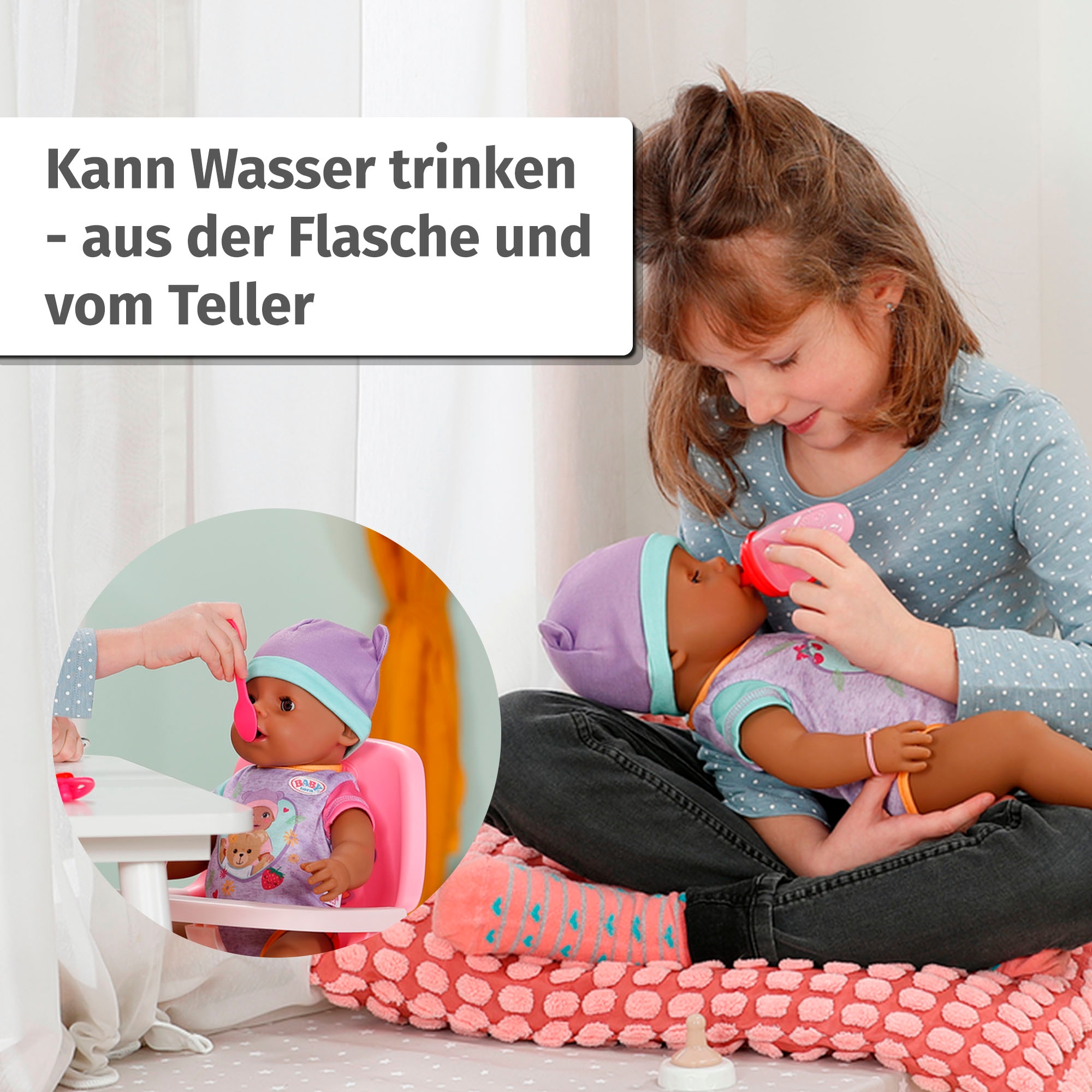 Baby Born Babypuppe »Eva, 43 cm«