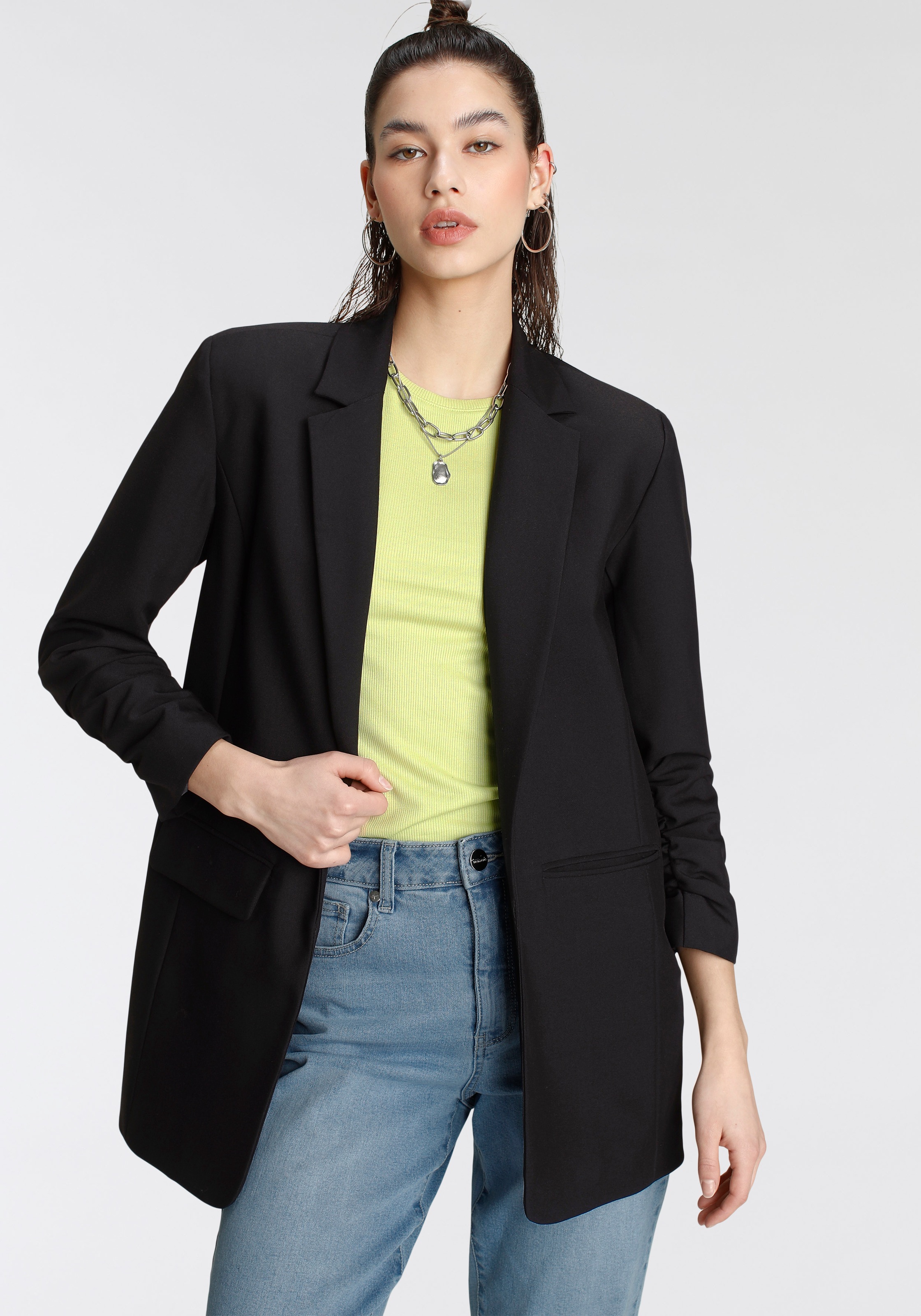 Tamaris Longblazer, mit gerafften Ärmeln - NEUE KOLLEKTION kaufen